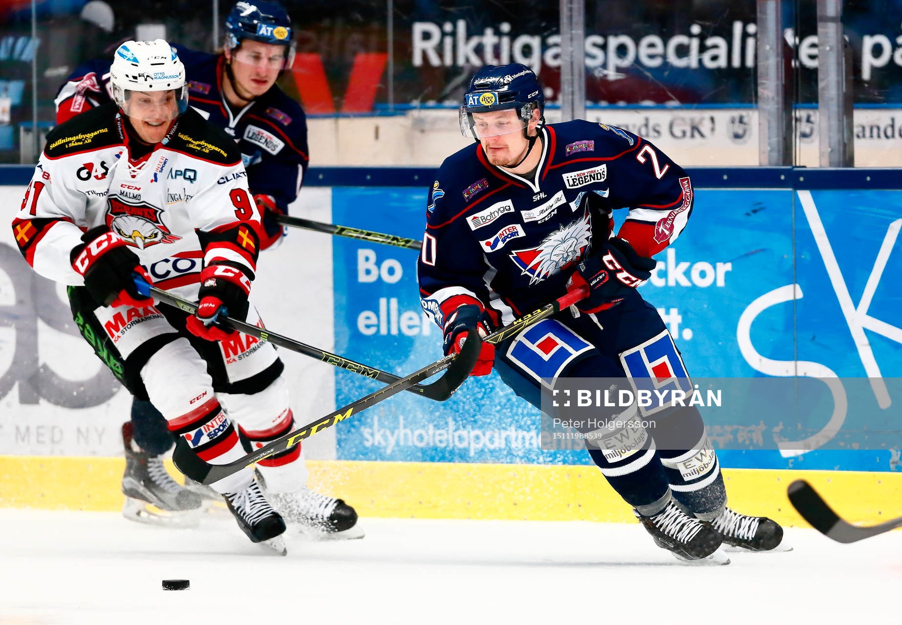 Malmös Björn Svensson och Linköpings Nick Sörensen