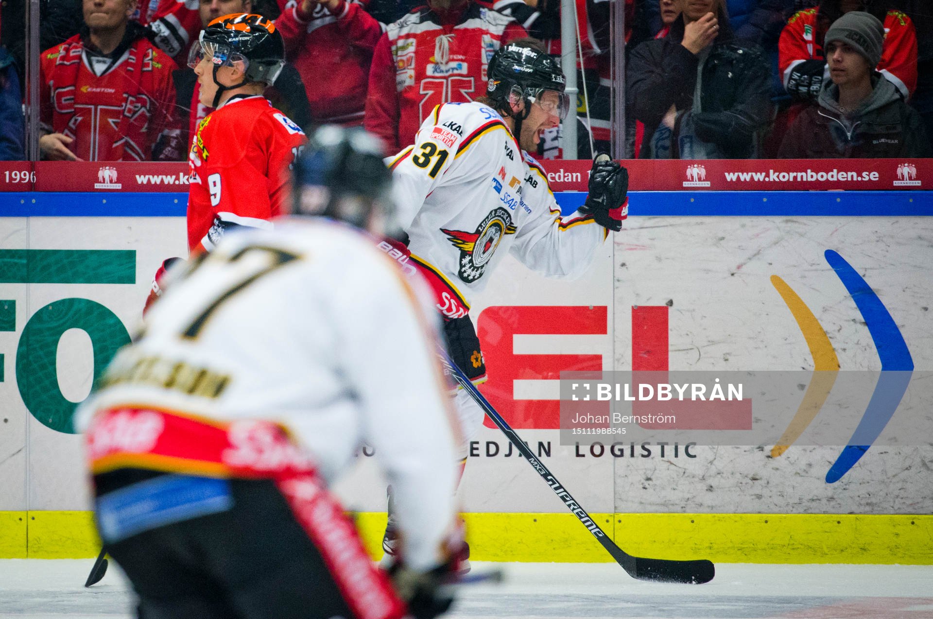 Luleås Jonathan Granström jublar