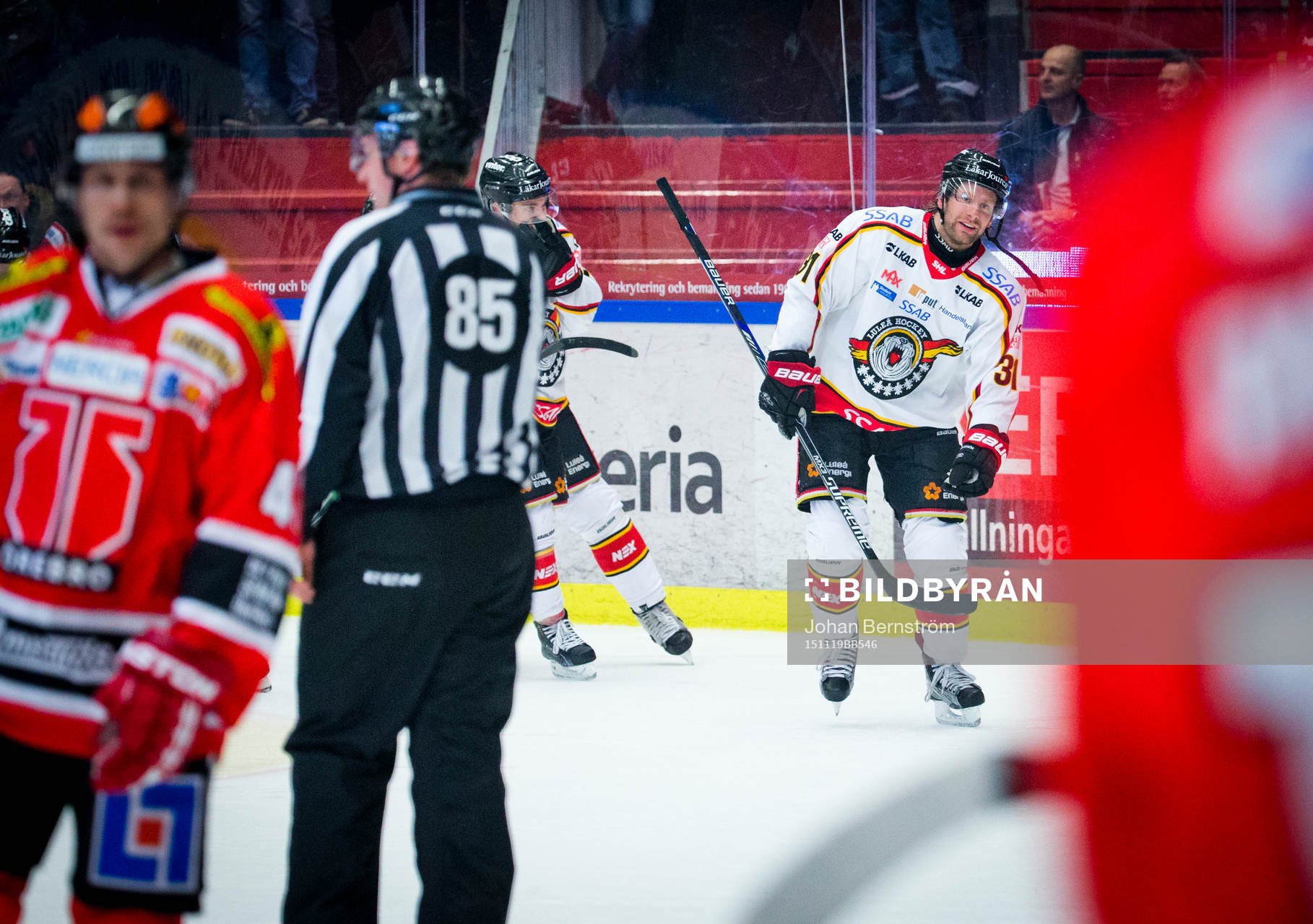 Luleås Jonathan Granström jublar