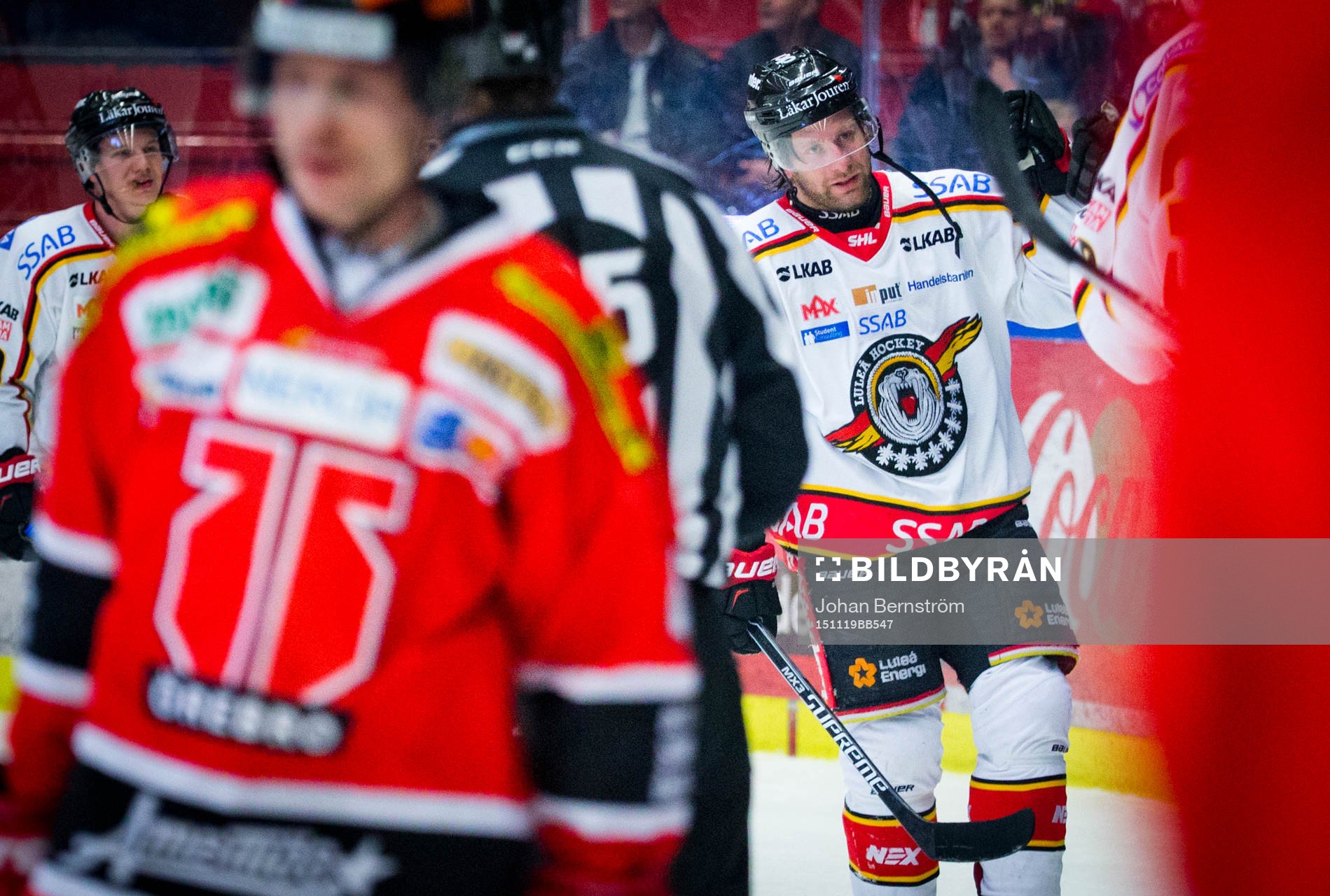 Luleås Jonathan Granström jublar