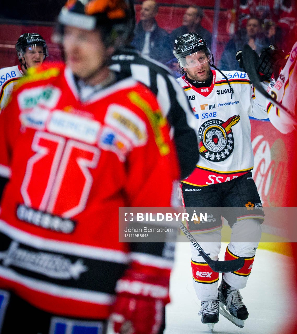 Luleås Jonathan Granström jublar
