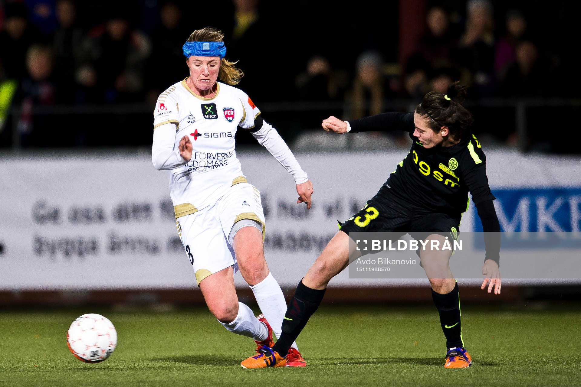 Rosengårds Kirsten Van De Ven och Veronas Cecilia Salvai
