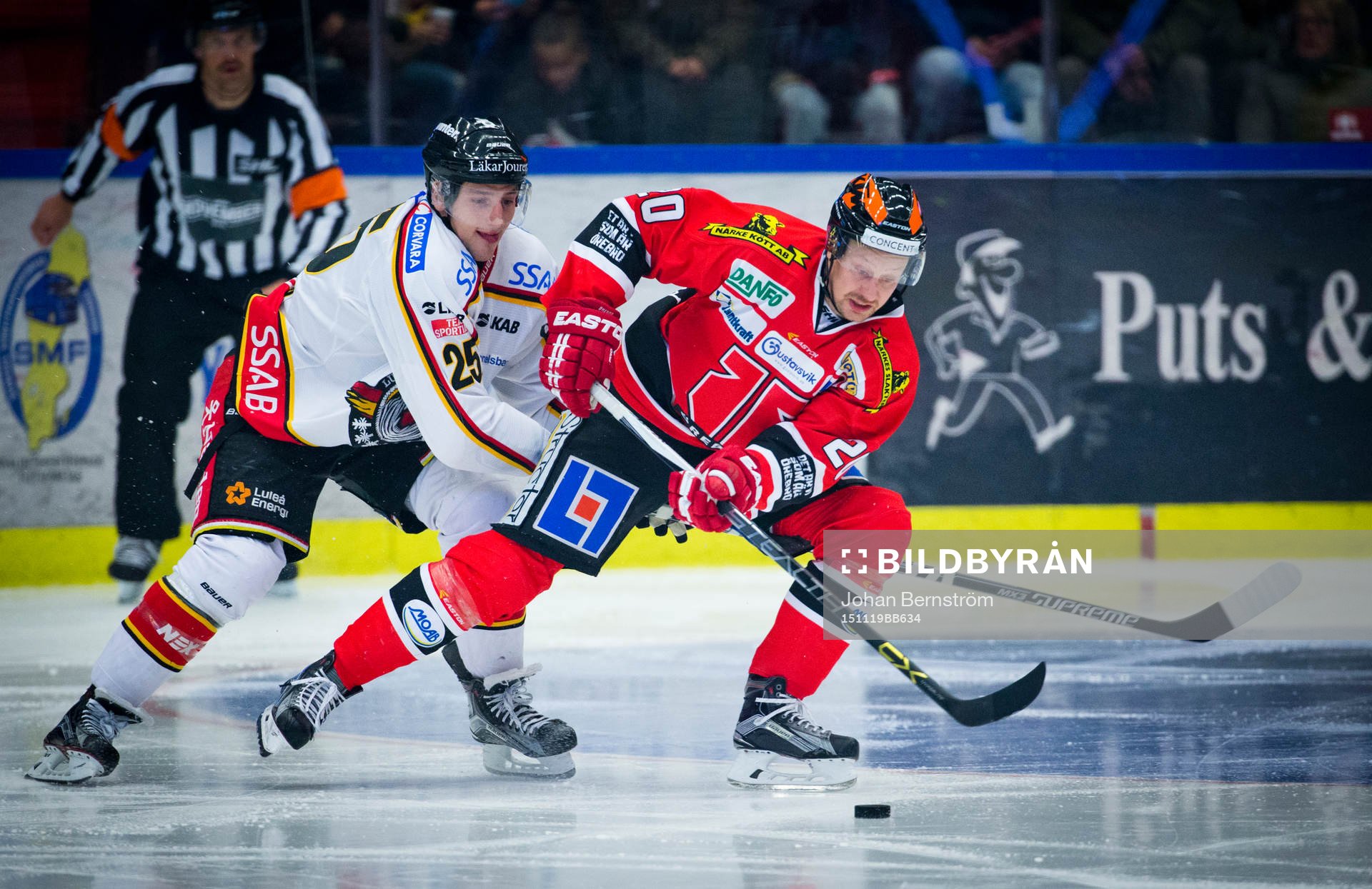 Luleås Anton Hedman och Örebros Marcus Weinstock