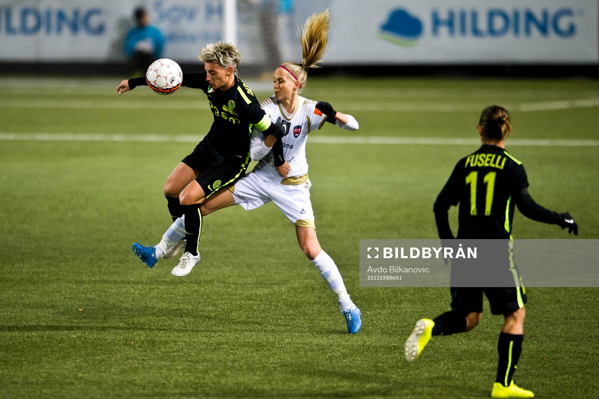 Veronas Melania Gabbiadini och Rosengårds Line Röddik