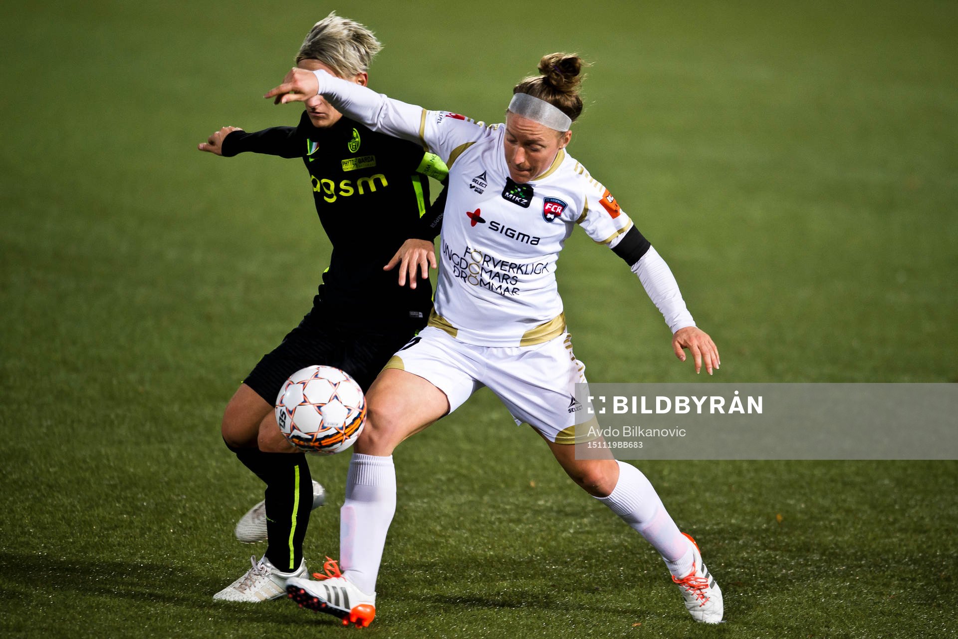 Veronas Melania Gabbiadini och Rosengårds Josee Belanger