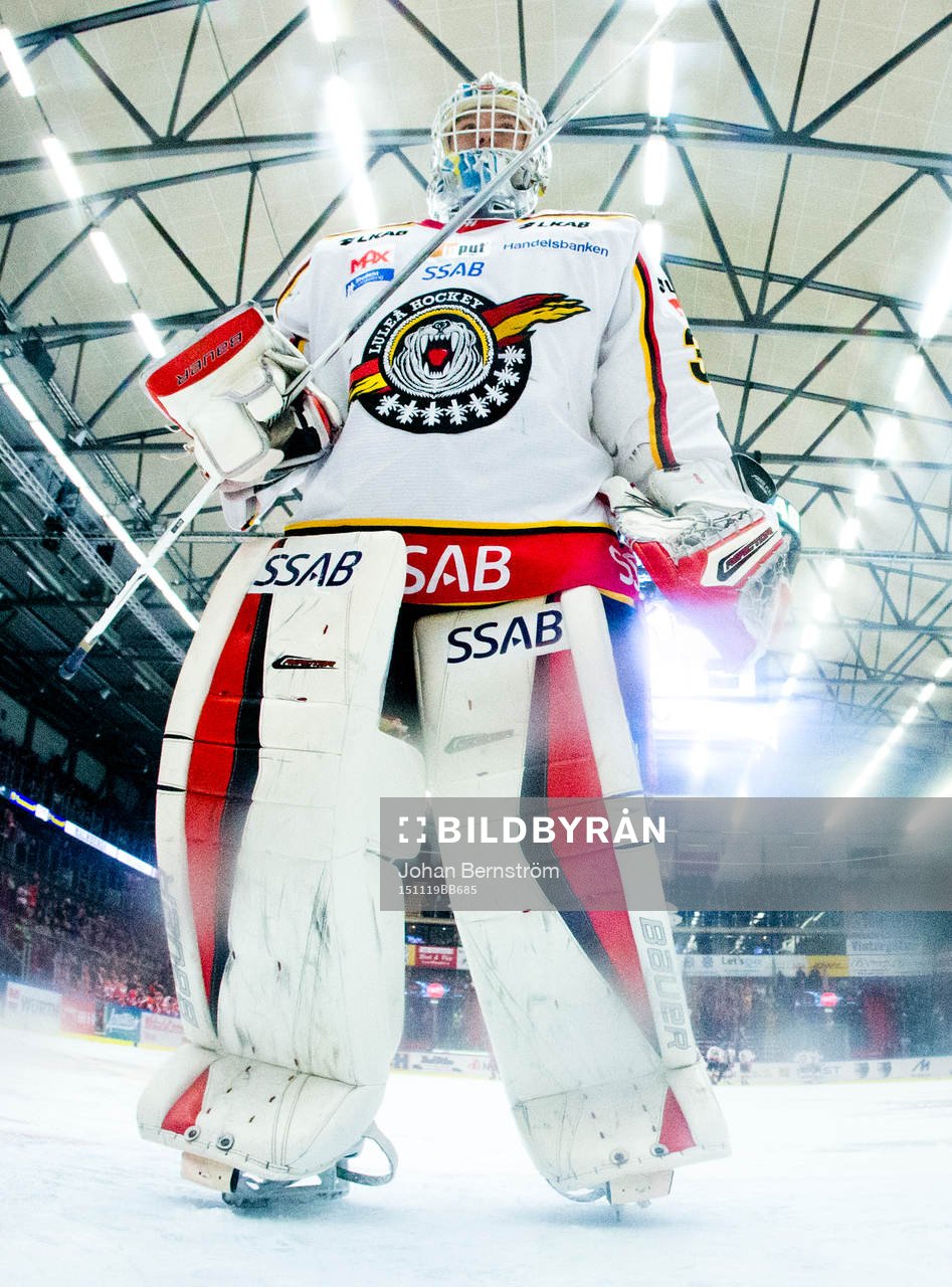 Luleås målvakt Filip Gustafsson