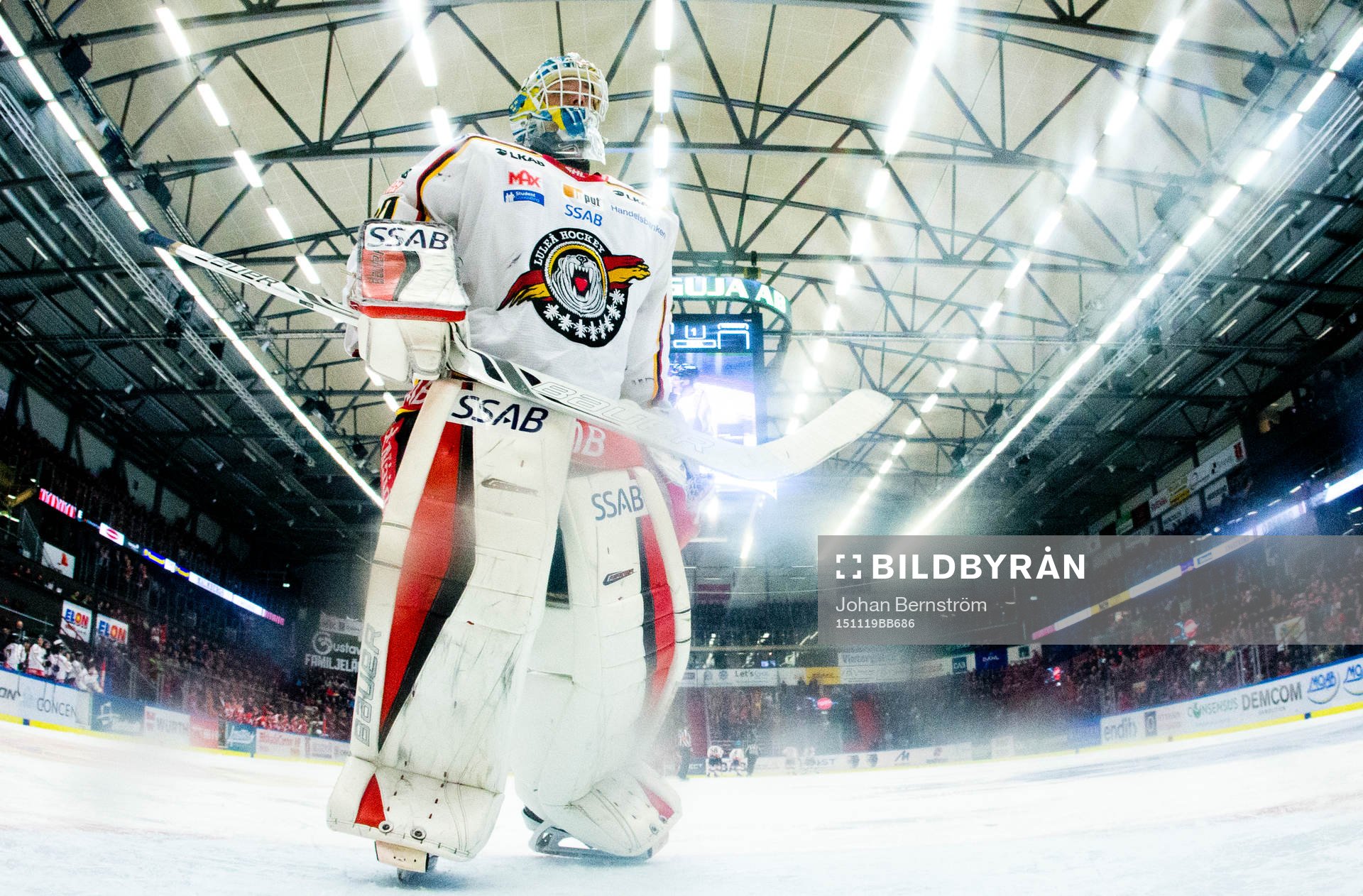 Luleås målvakt Filip Gustafsson