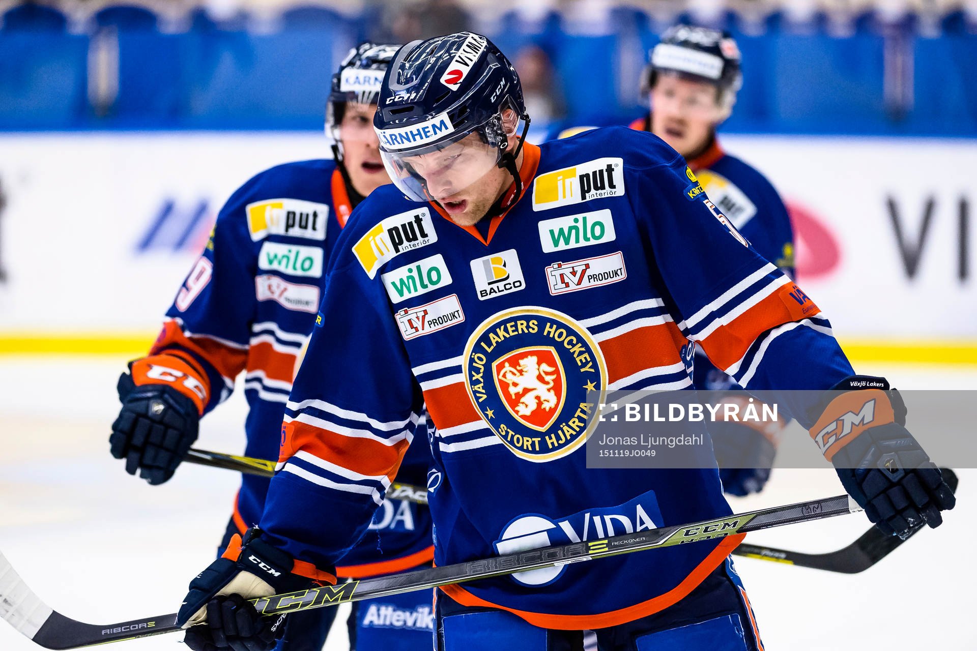 Växjös Joey Crabb hänger med huvudet