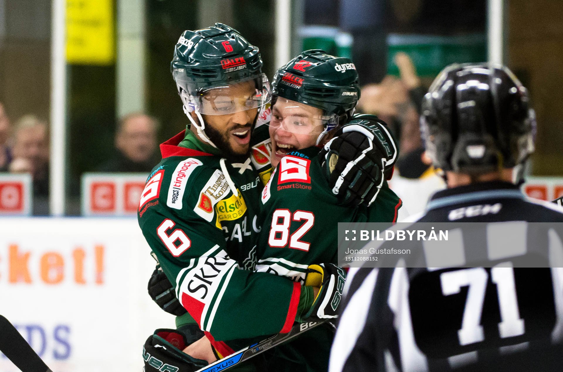 Tingsryds Alexander Ruuttu har gjort 1-0 till Tingsryd och