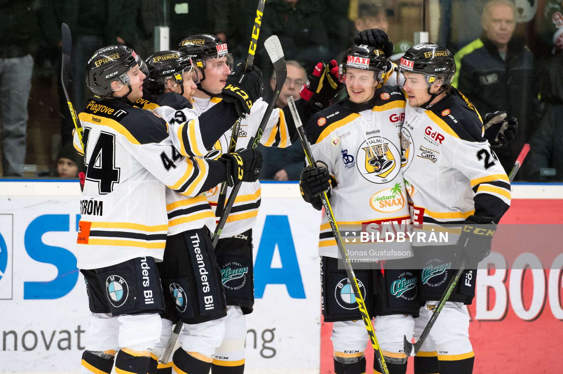 Panterns Johan Björk har gjort 1-1