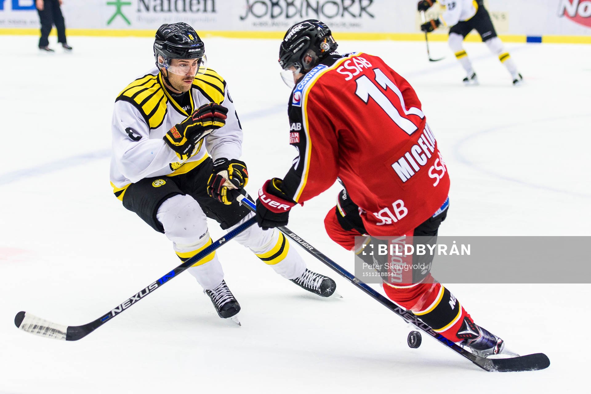 Brynäs Mathias Porseland och Luleås Jacob Micflikier