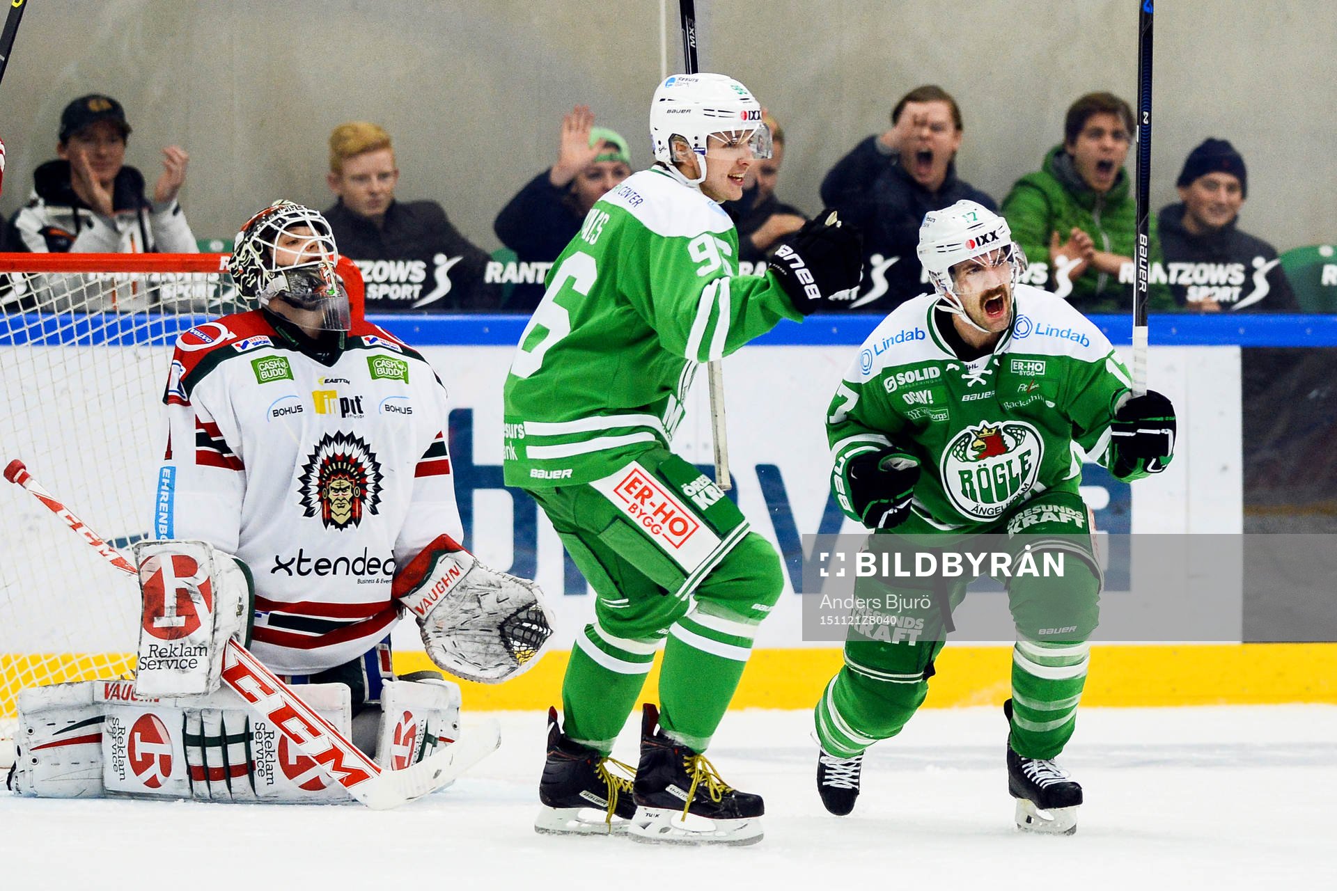 Rögles Taylor Matson jublar