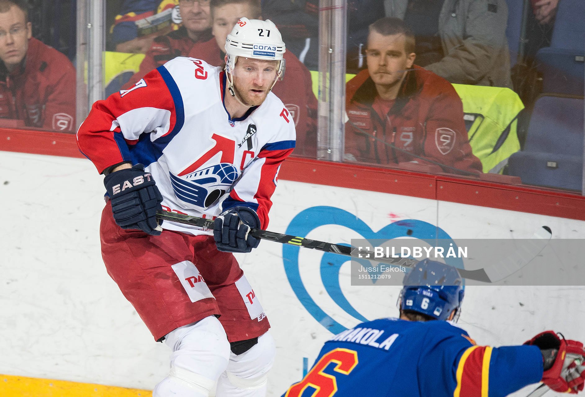 Staffan Kronwall. Jokerit - Lokomotiv Jaroslav. KHL.