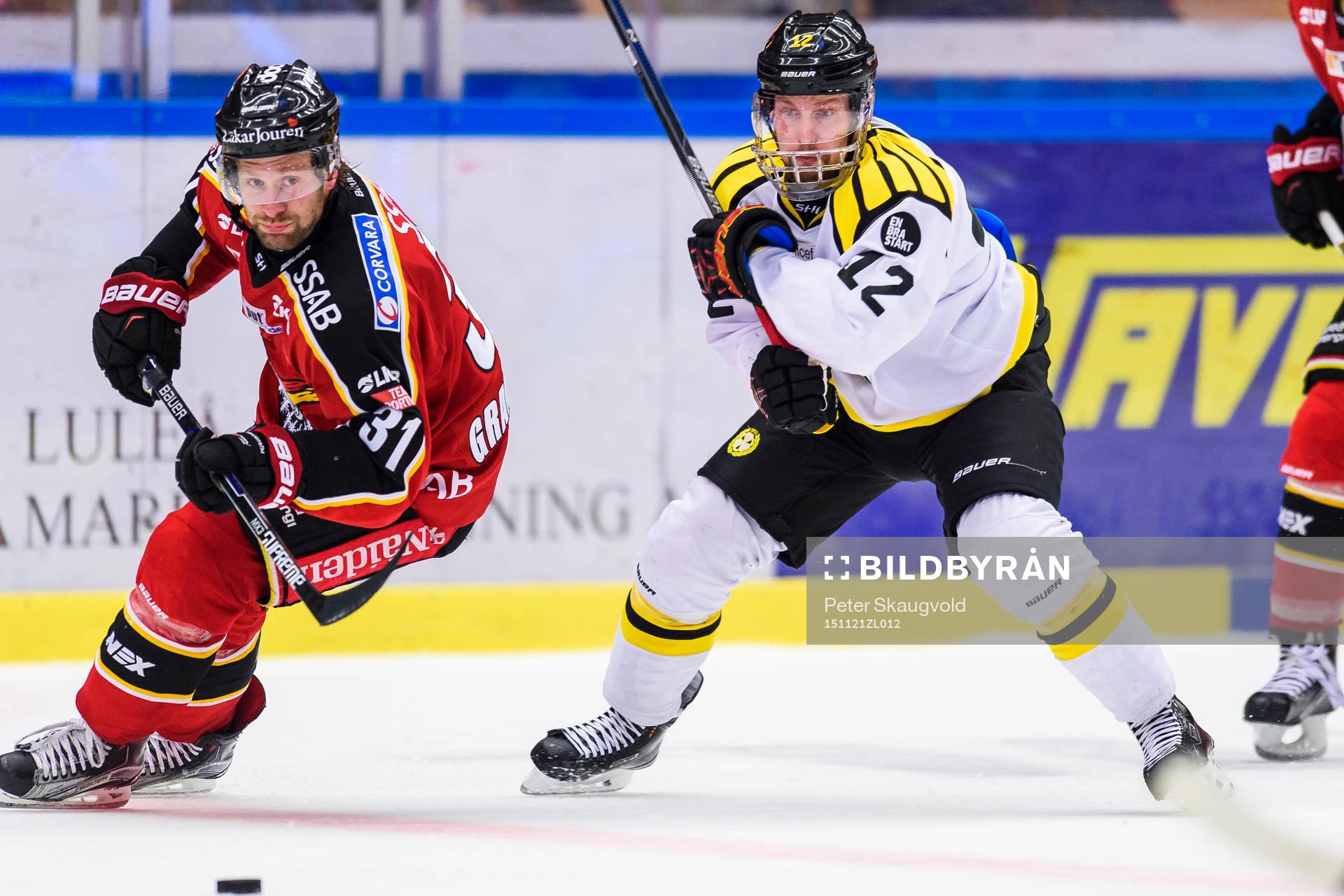 Luleås Jonathan Granström och Brynäs Petr Vrana