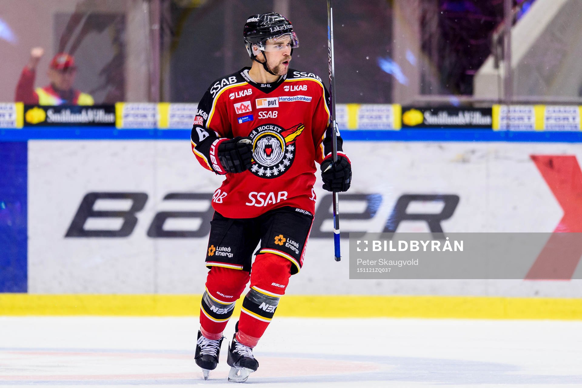 Luleås Craig Schira jublar