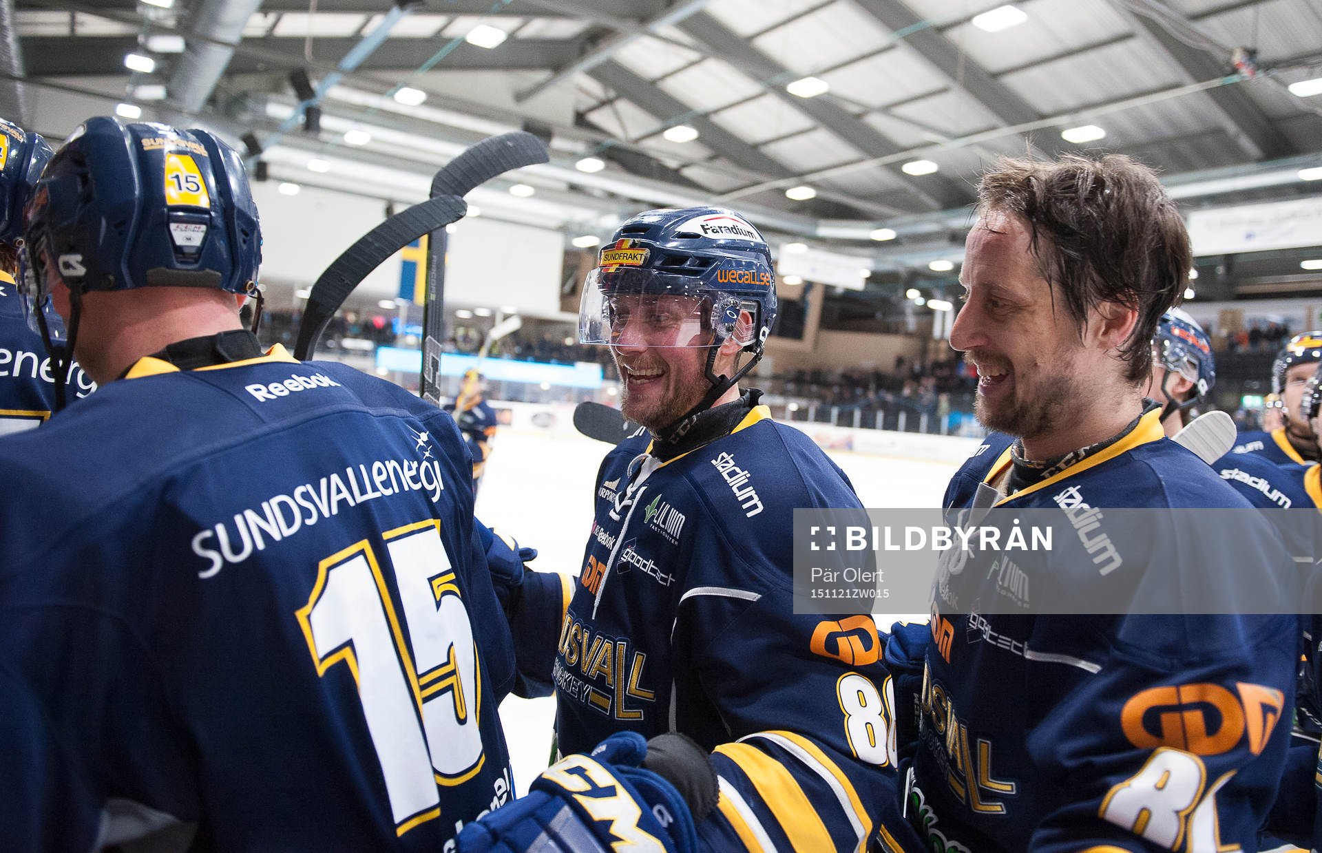 Sundsvalls Mats Hansson och Christian Söderström jublar