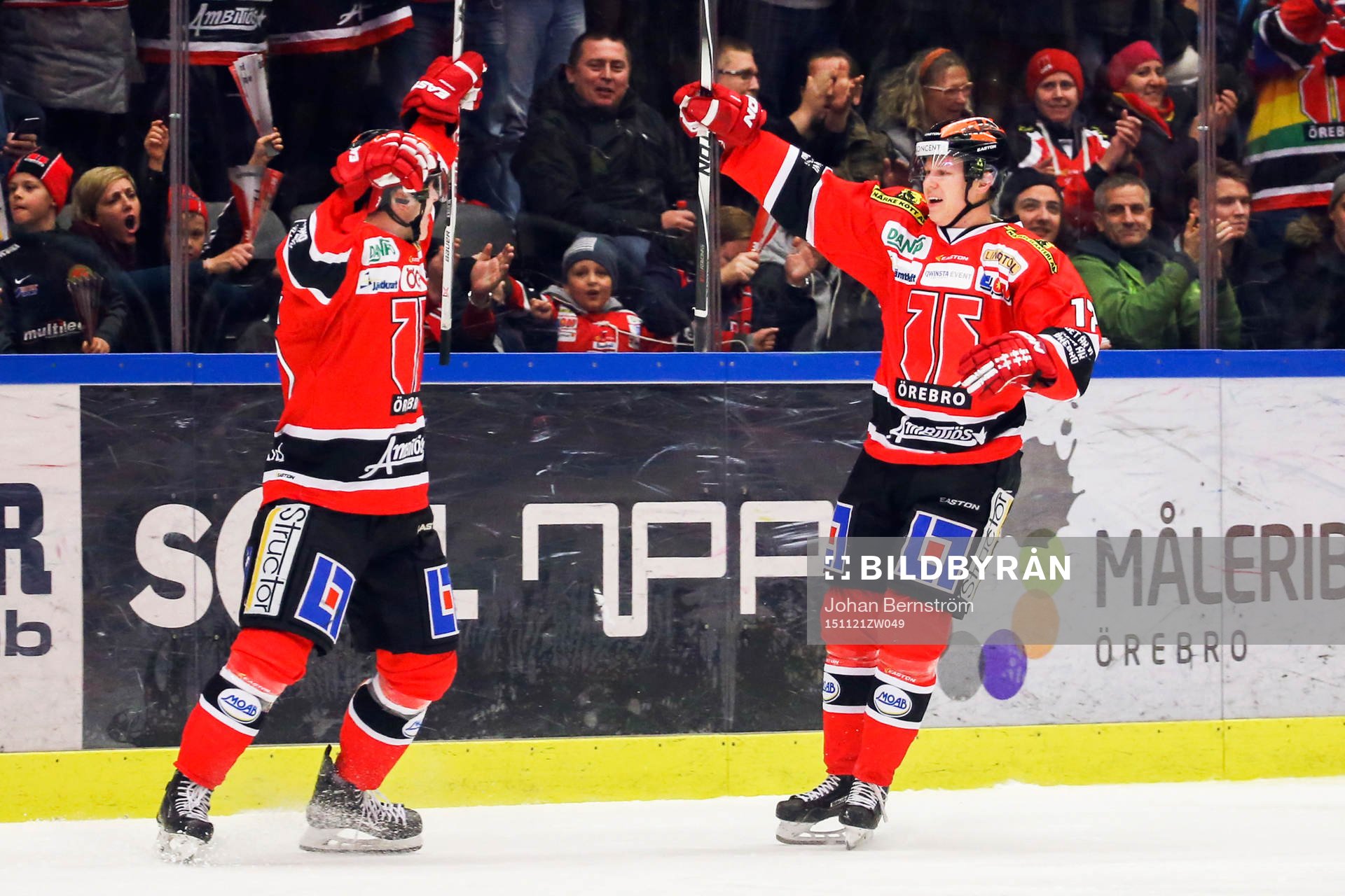 Örebros Jakub Krejcik jublar
