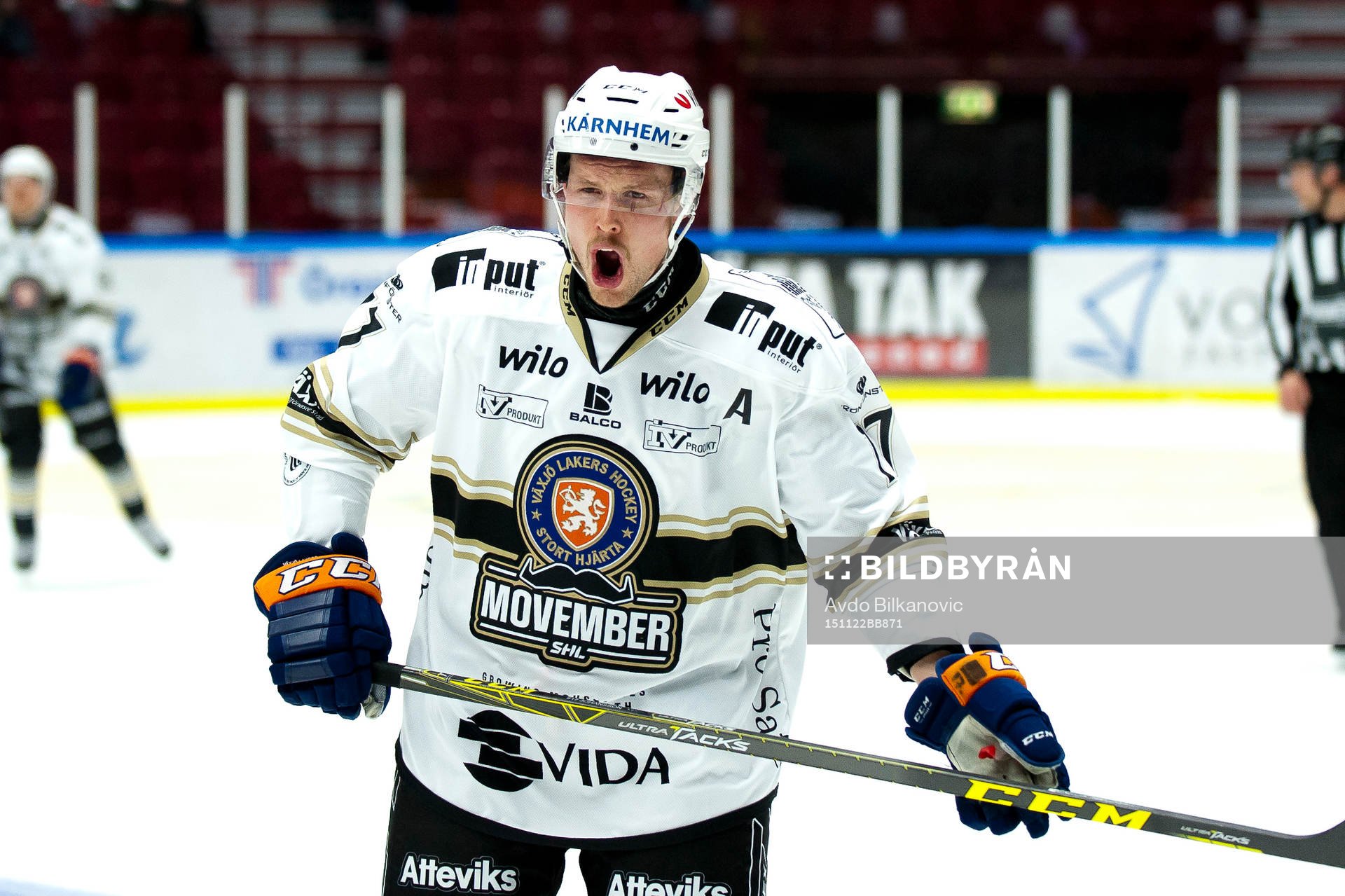 Växjös Alexander Johansson jublar