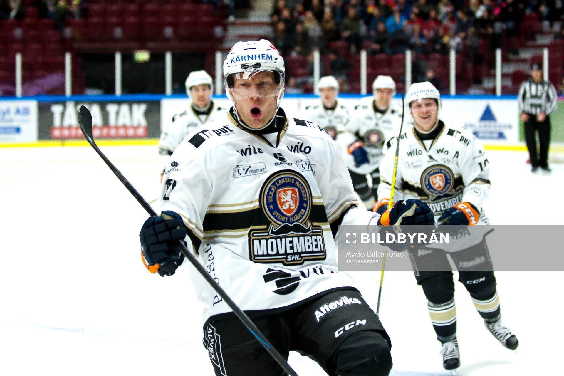 Växjös Alexander Johansson jublar