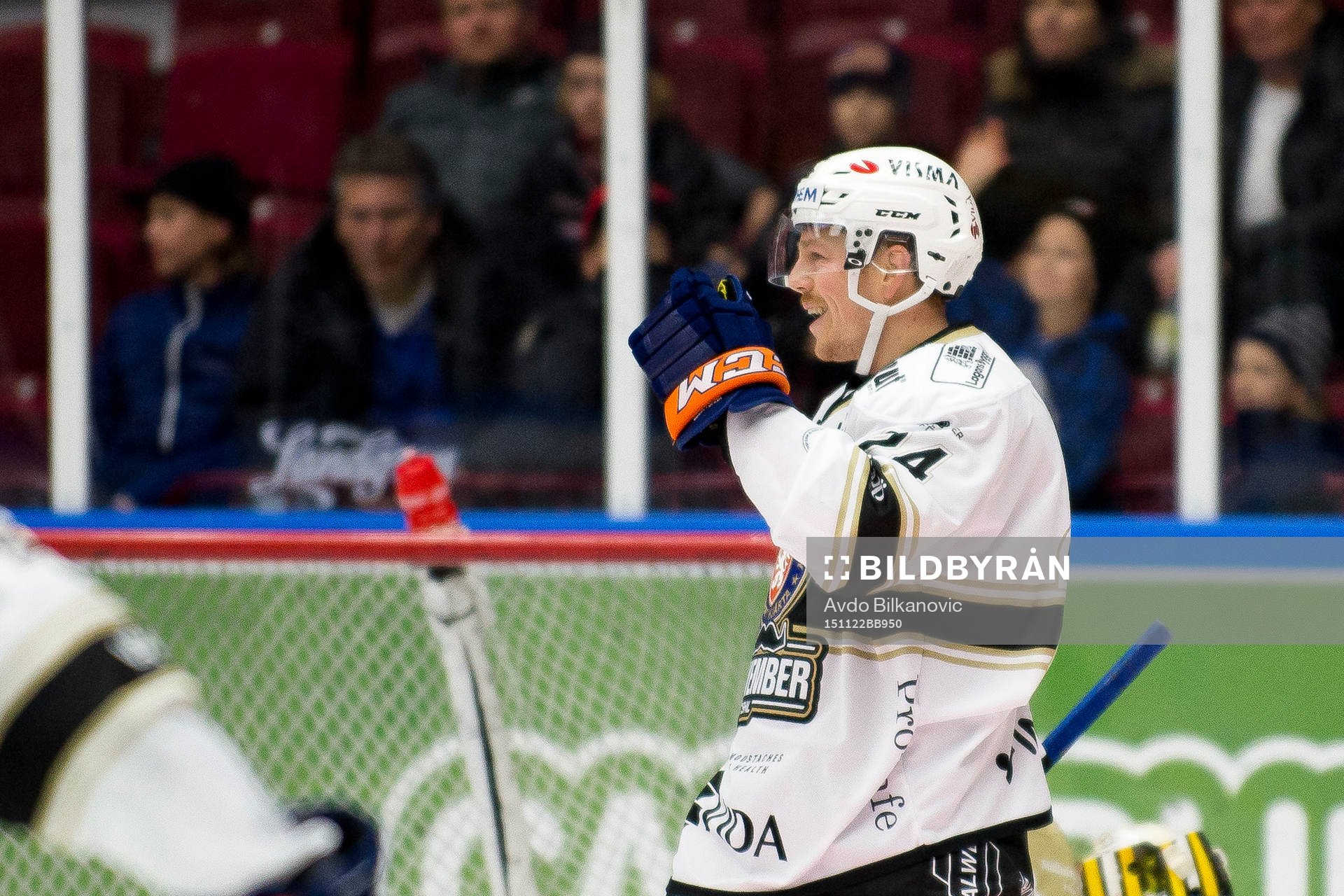 Växjös Joakim Hillding jublar