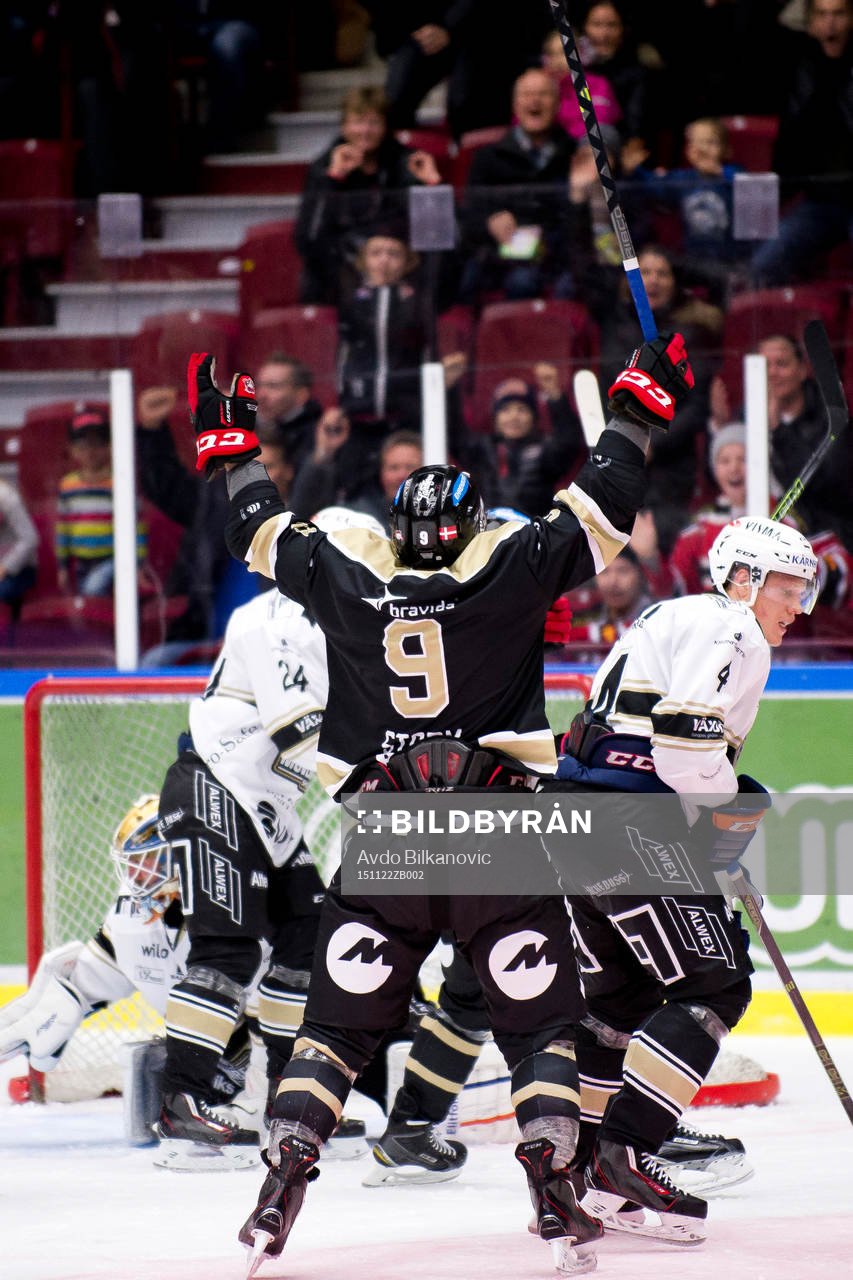 Malmö Redhawks Frederik Storm jublar