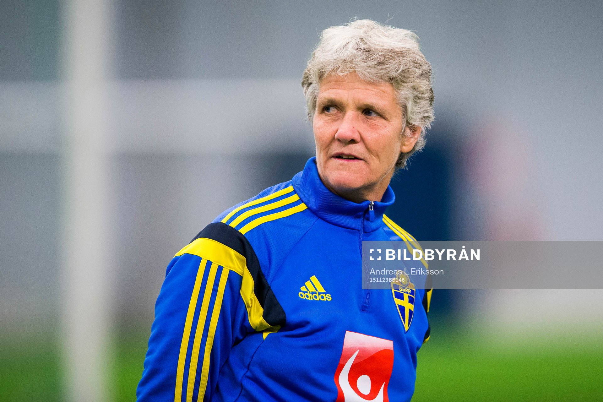 Sveriges förbundskapten Pia Sundhage