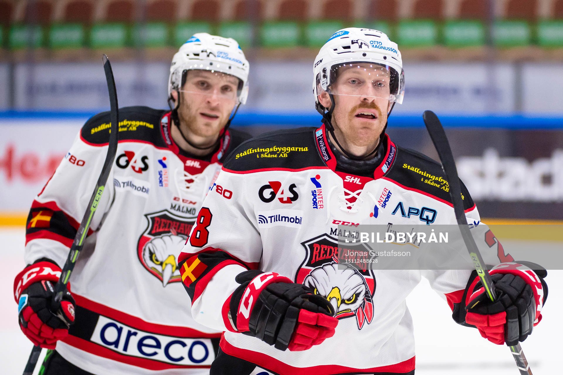 Malmö Redhawks Jens Olsson har gjort 3-0 till Malmö