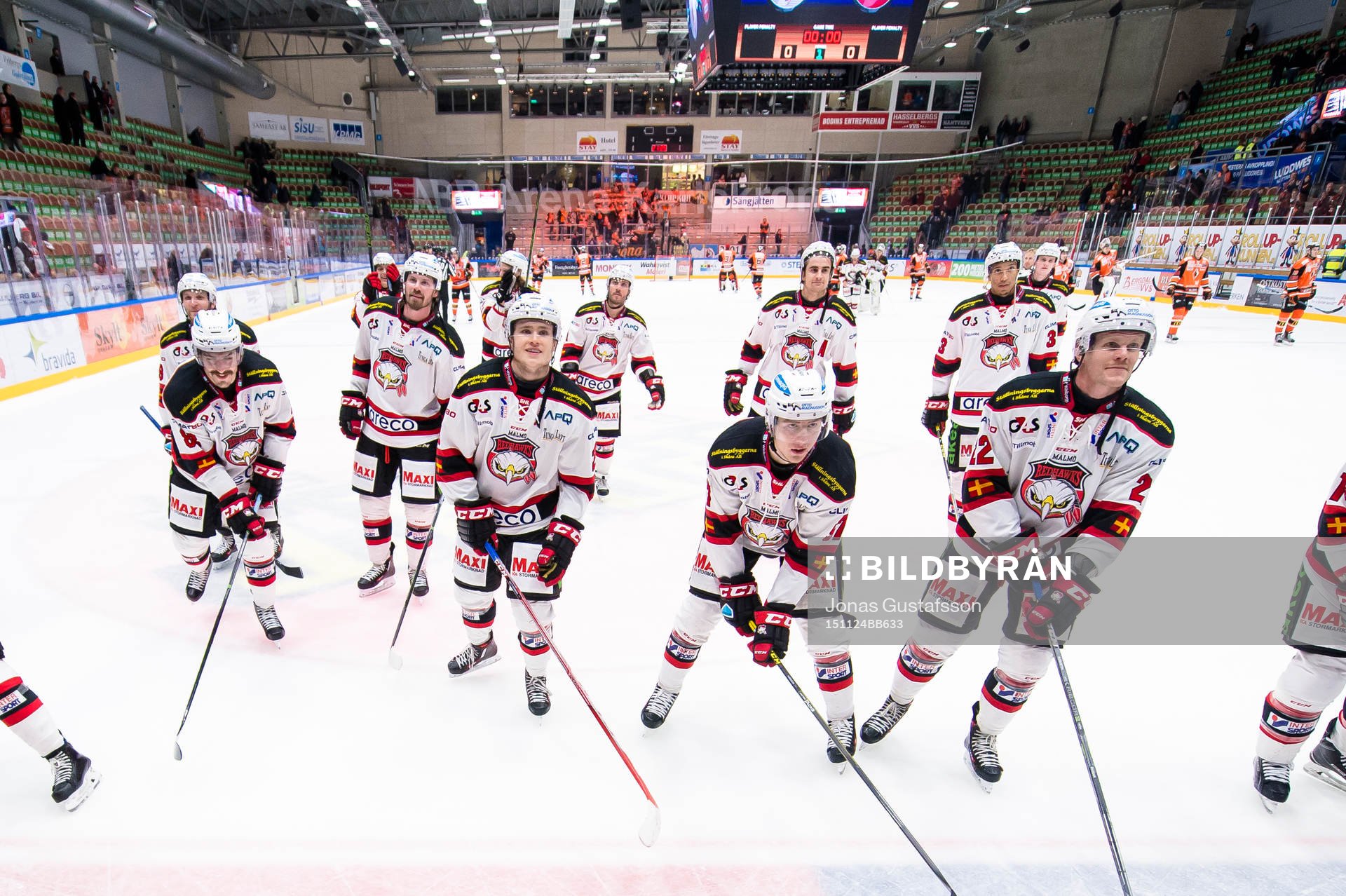 Malmö Redhawks lag jublar