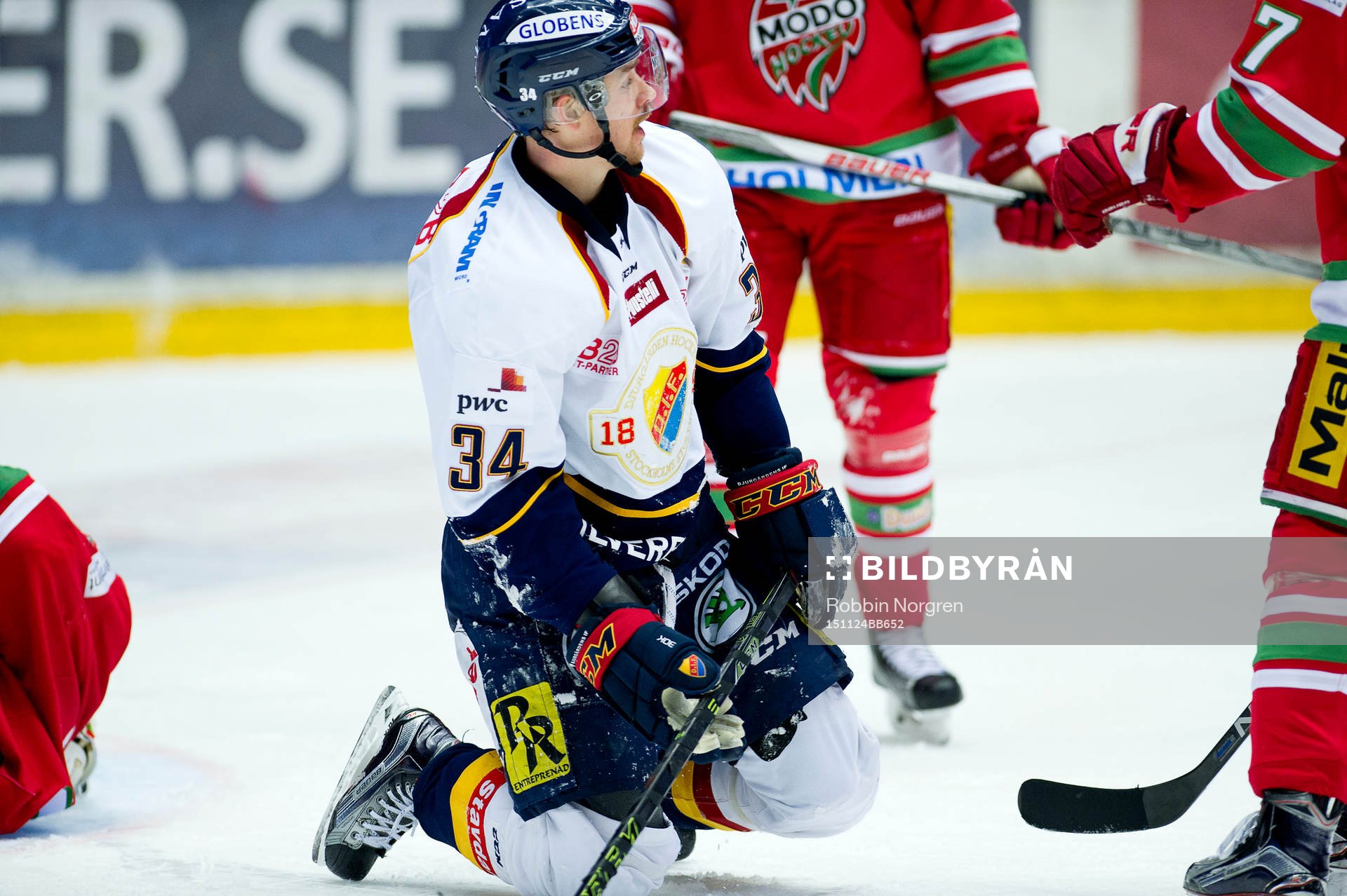 Djurgårdens Daniel Brodin deppar