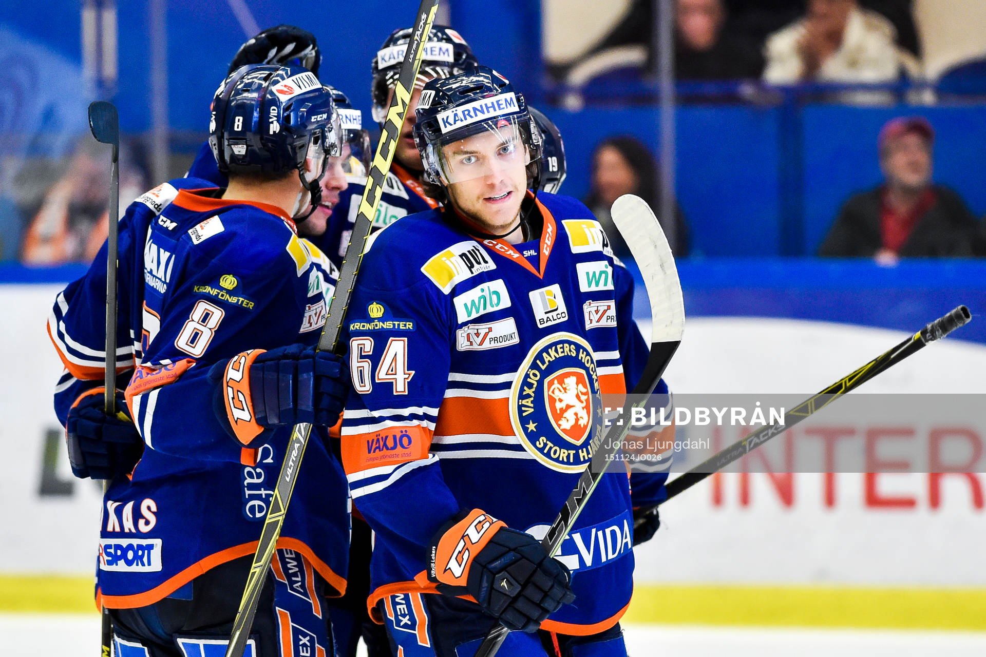 Växjös Eric Martinsson jublar