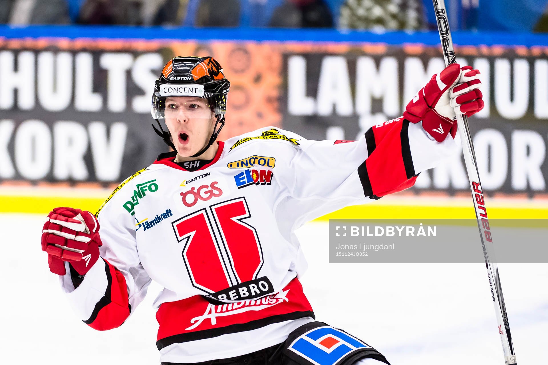 Örebros Jakub Krejcik jublar