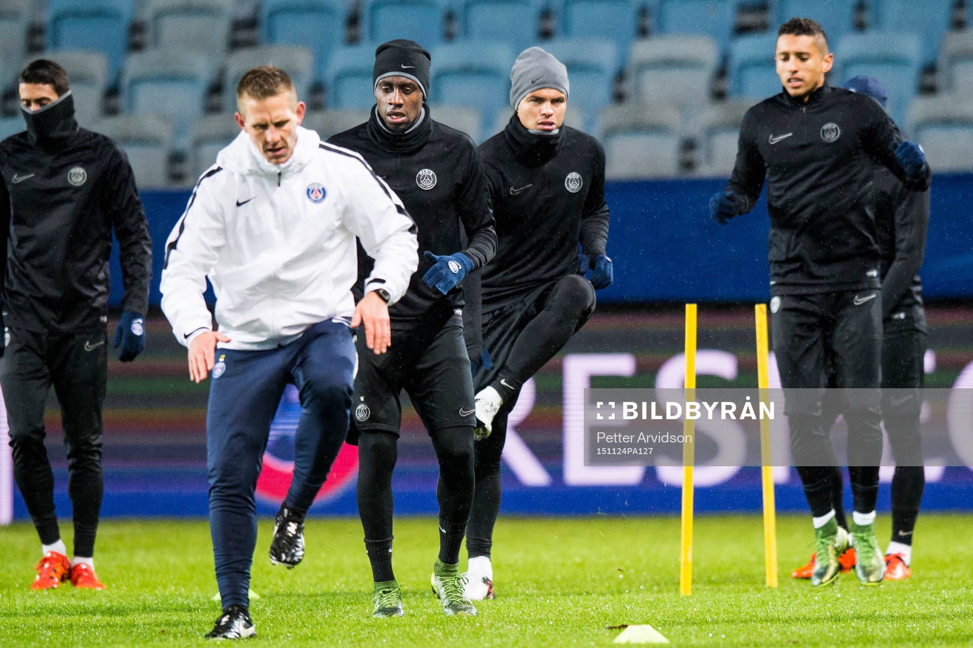 s Blaise Matuidi, Thiago Silva och Marquinhos