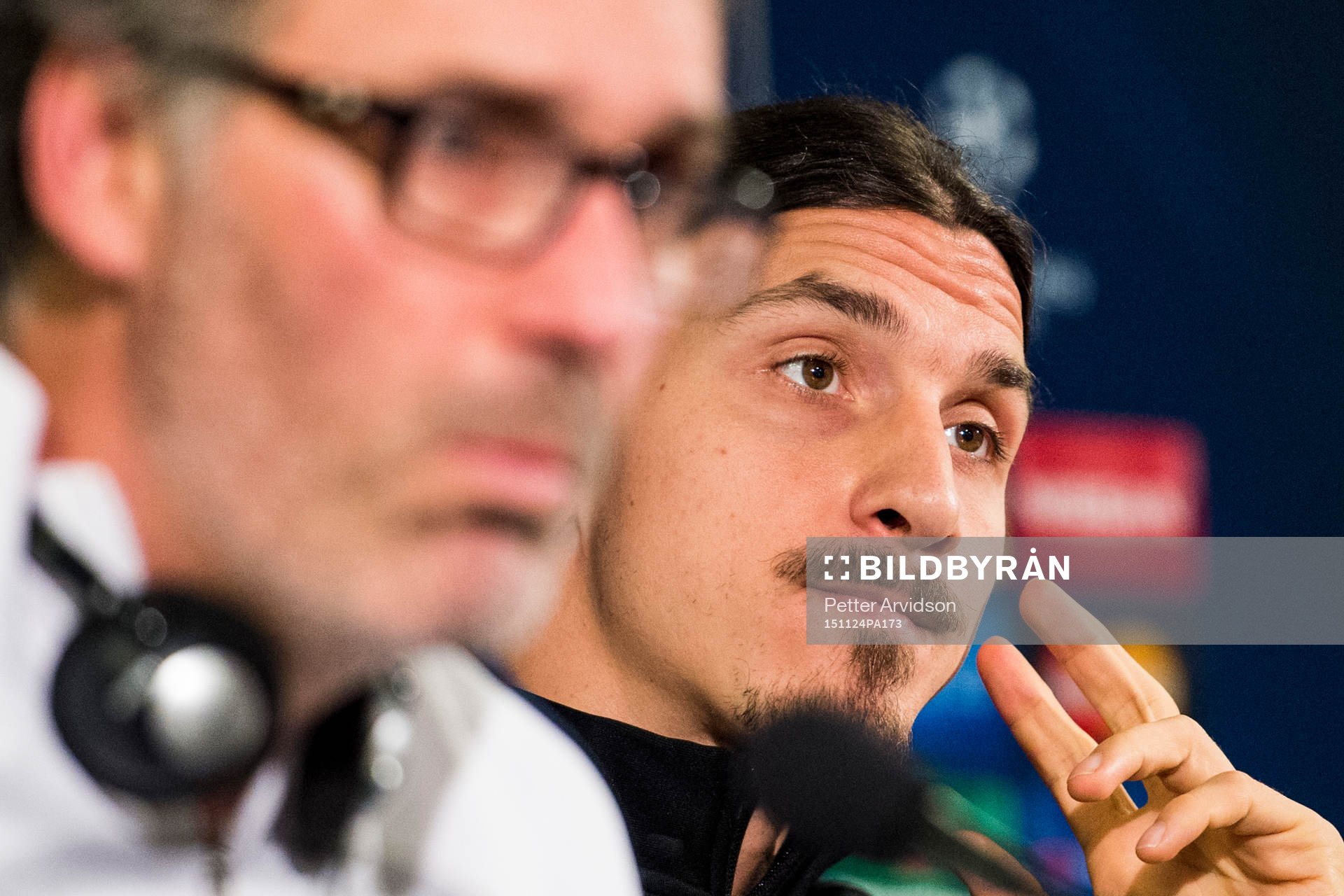 s Zlatan Ibrahimovic och tränare Laurent Blanc
