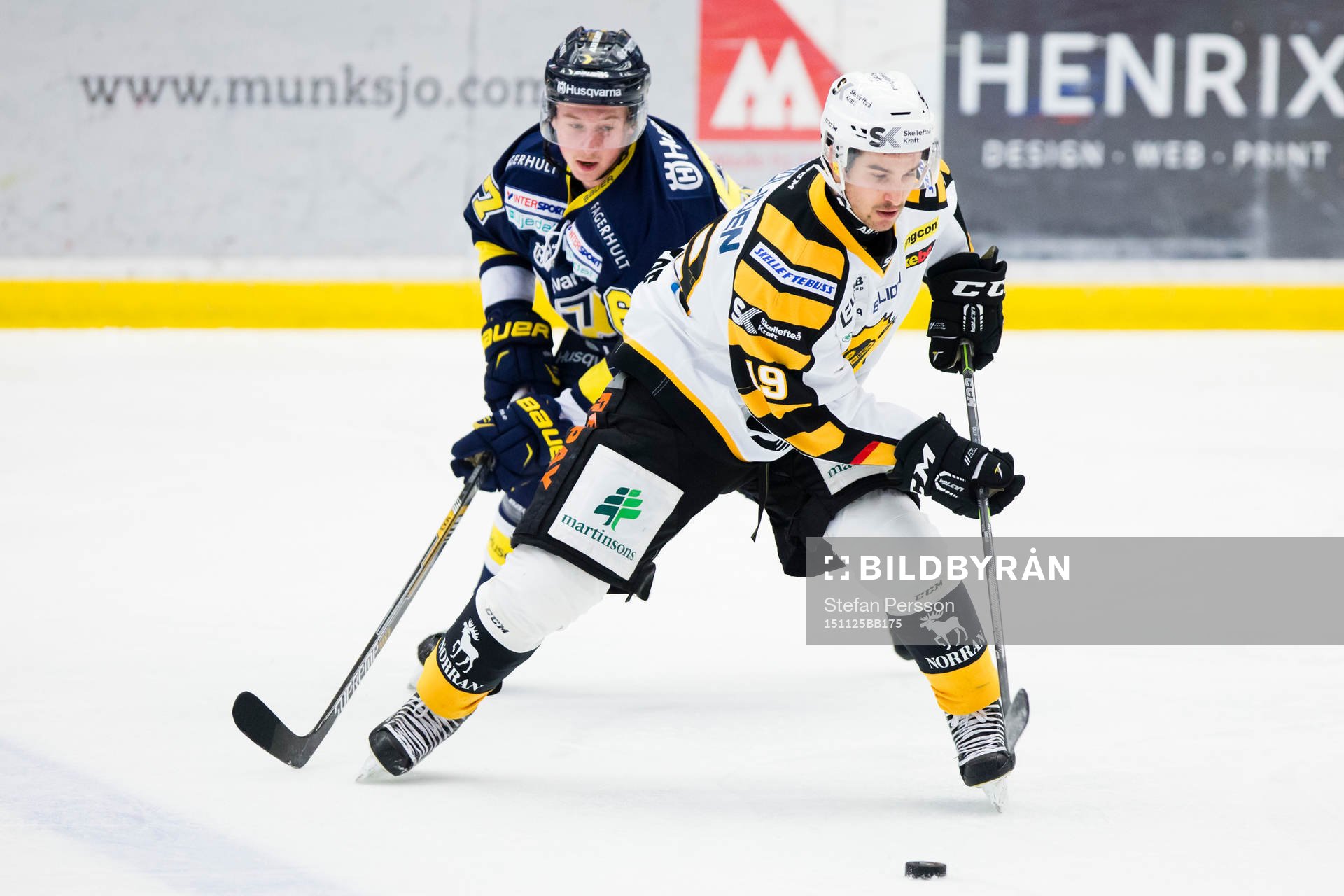 s Christoffer Törngren mot Skellefteås Andrew Calof
