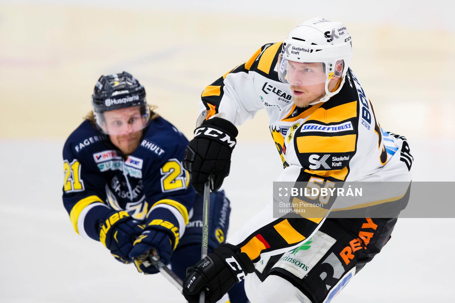 s Mattias Tedenby mot Skellefteås Alexander Urbom