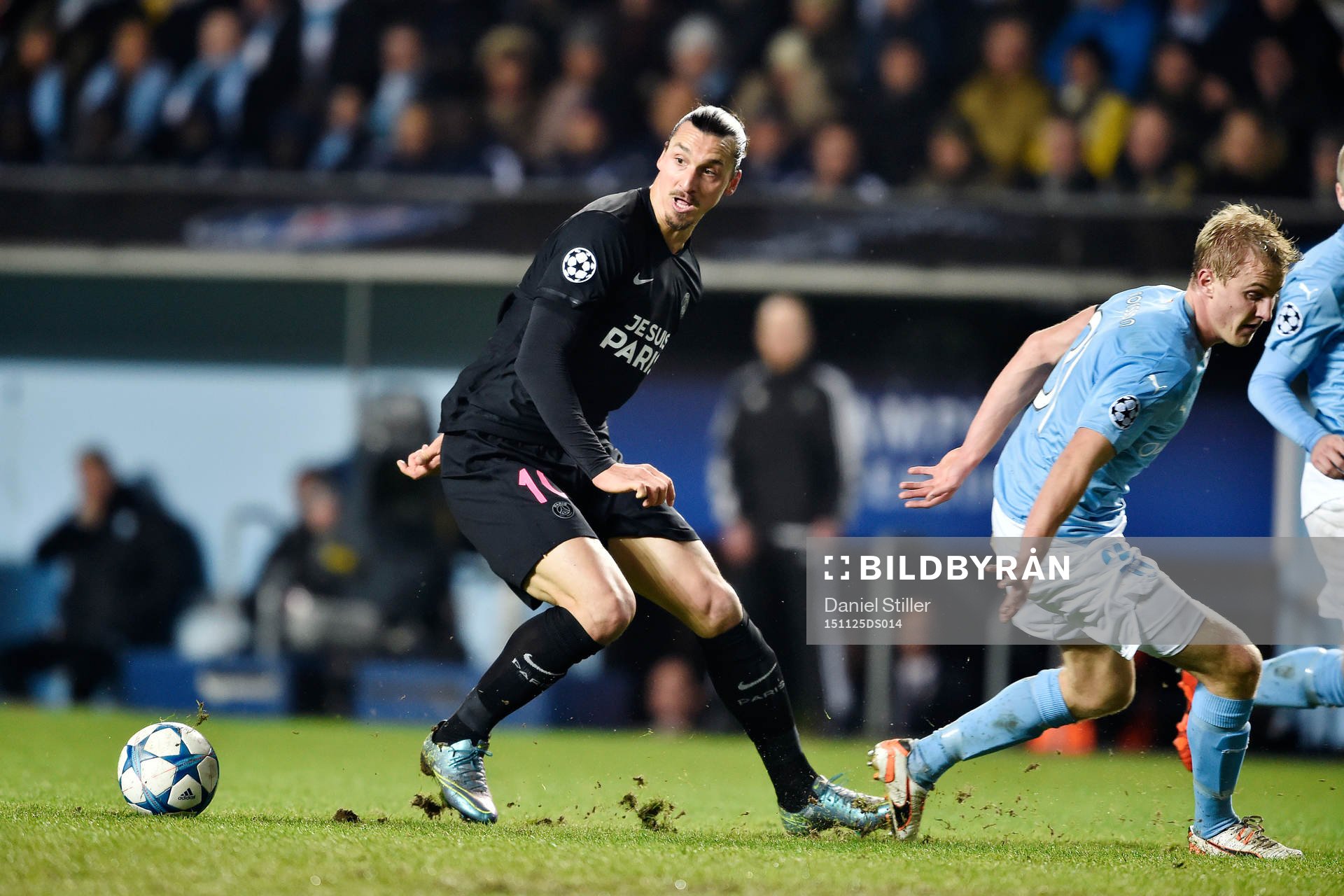 s Zlatan Ibrahimovic och Malmö FFs Franz Brorsson