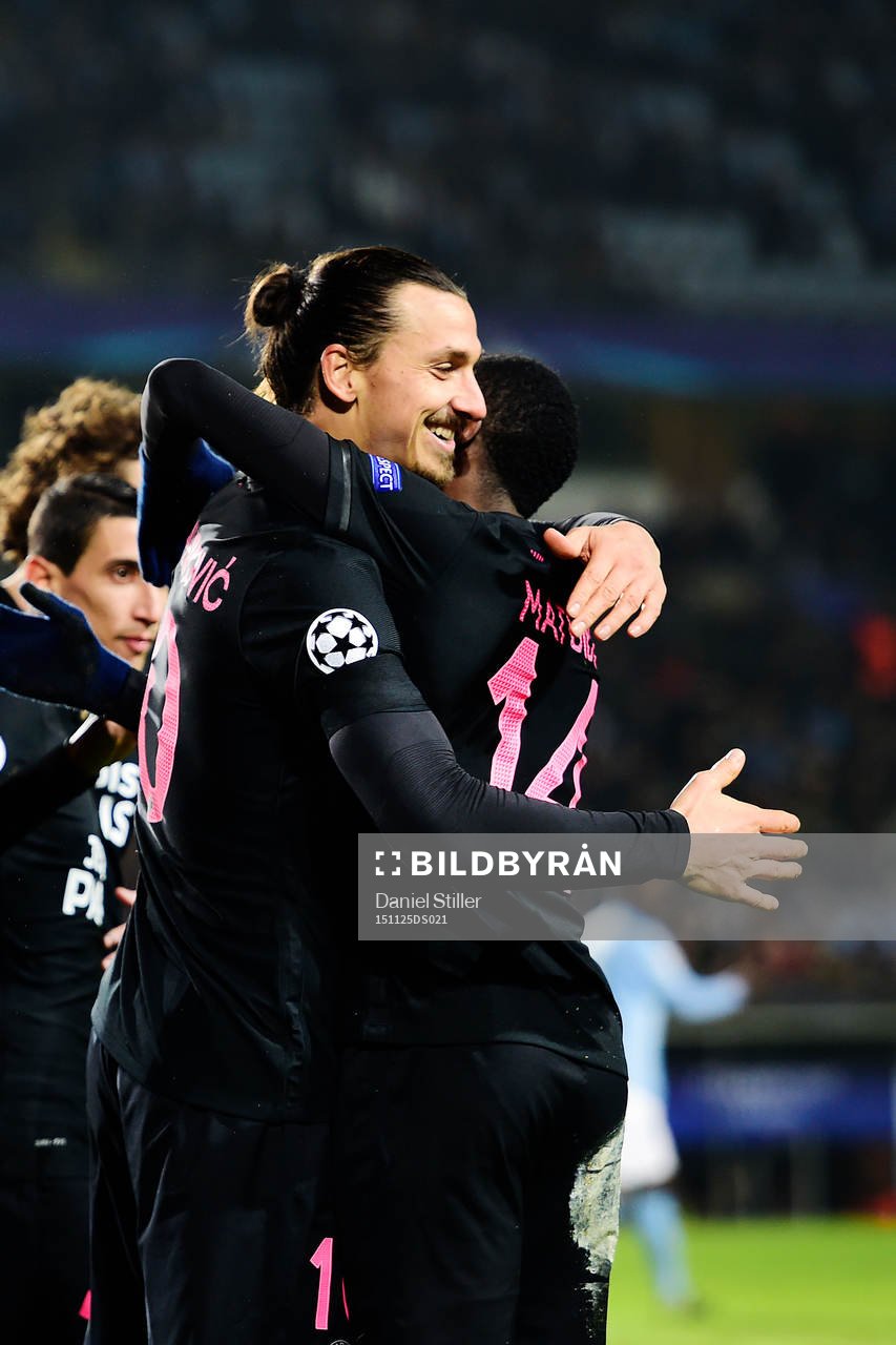 s Zlatan Ibrahimovic jublar
