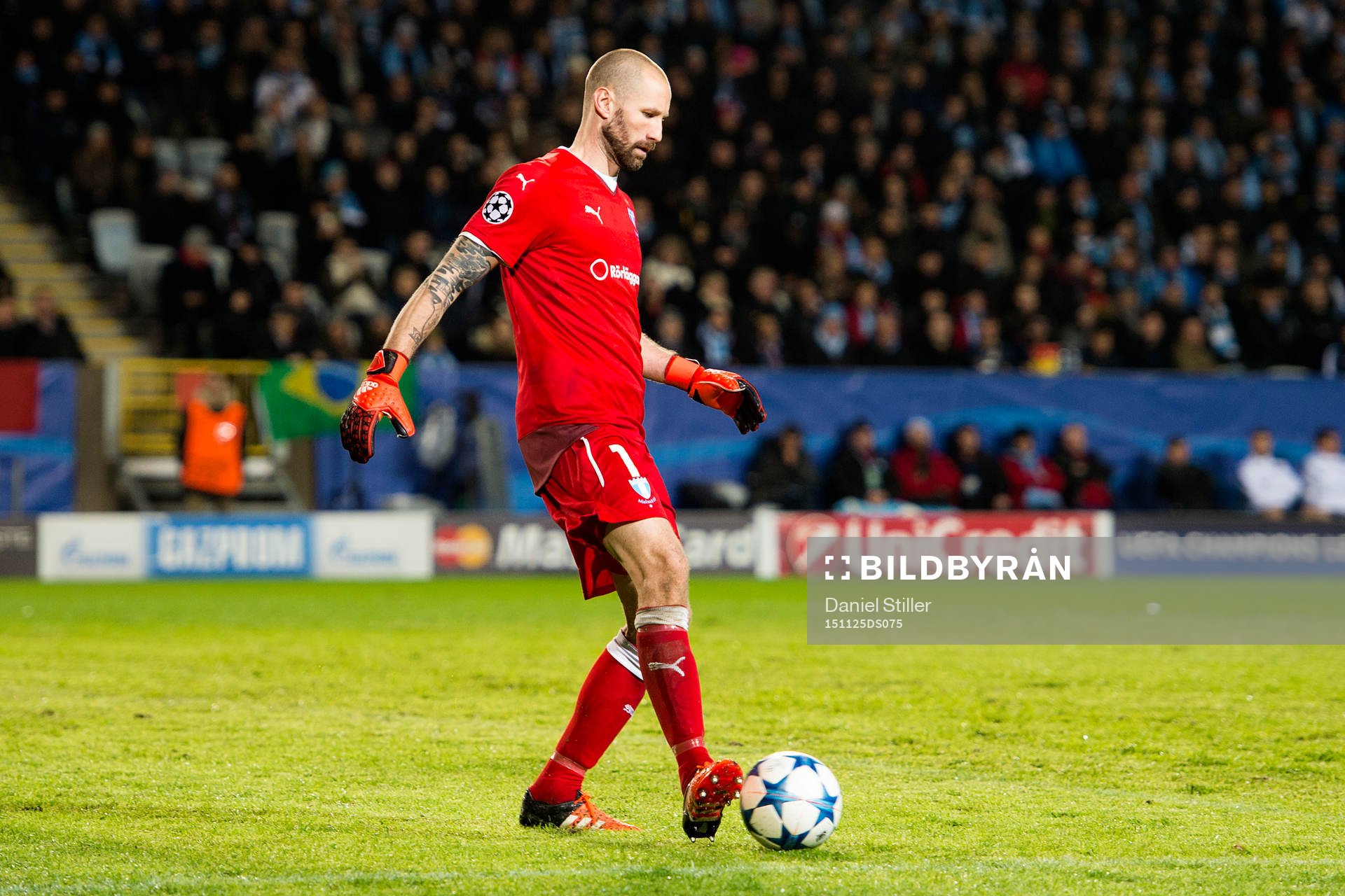Malmö FFs målvakt Johan Wiland