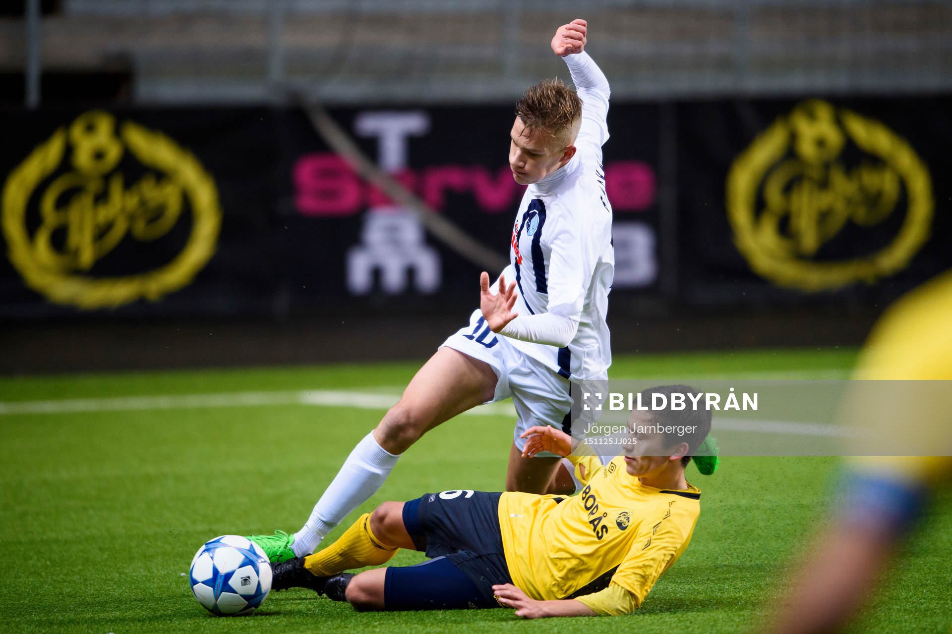 Kamp mellan FK Rads Aleksandar Busnic och Elfsborgs