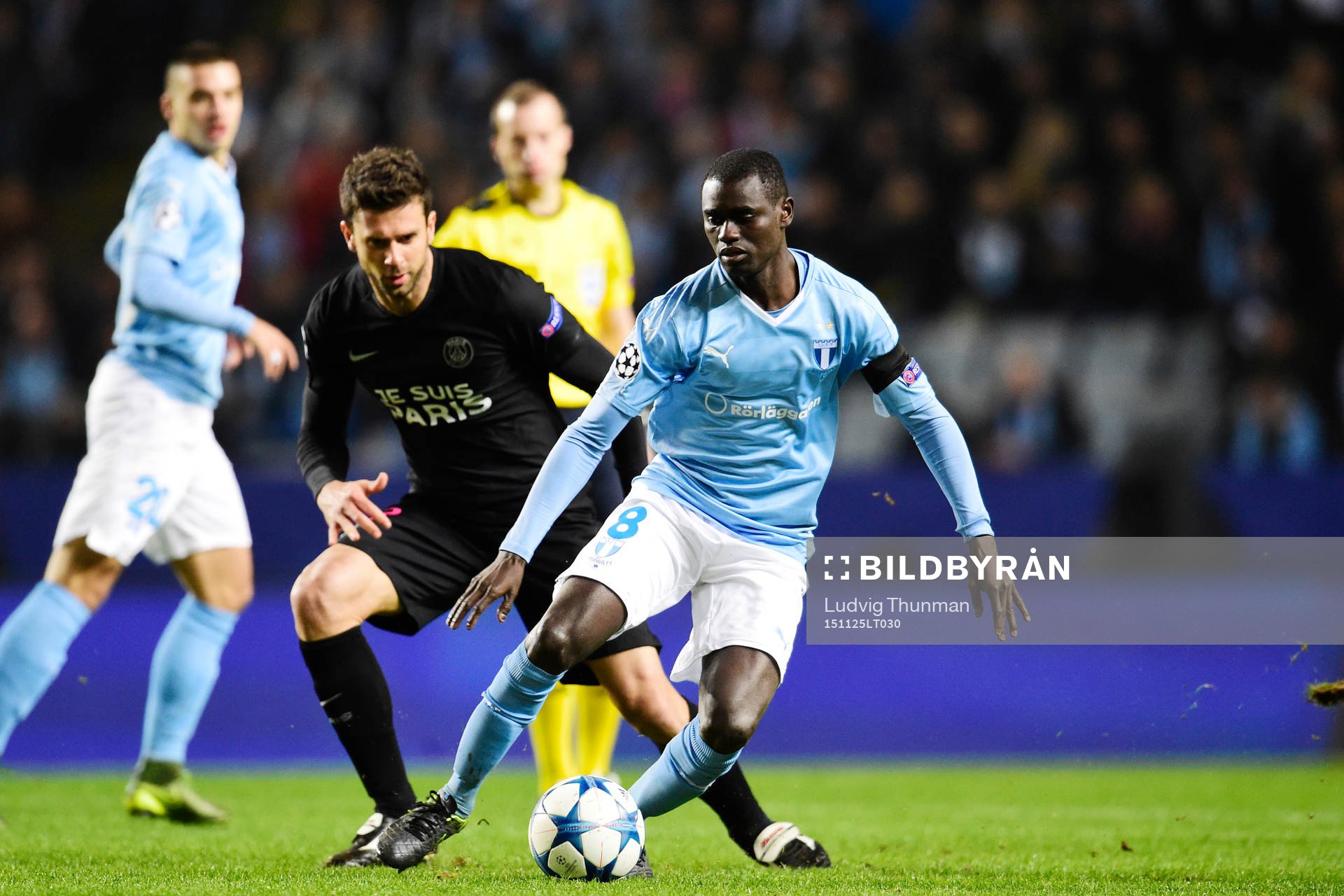s Thiago Motta och Malmö FFs Enock Kofi Adu