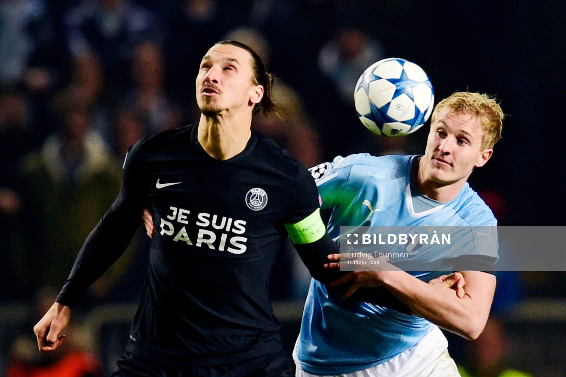 s Zlatan Ibrahimovic och Malmö FFs Franz Brorsson