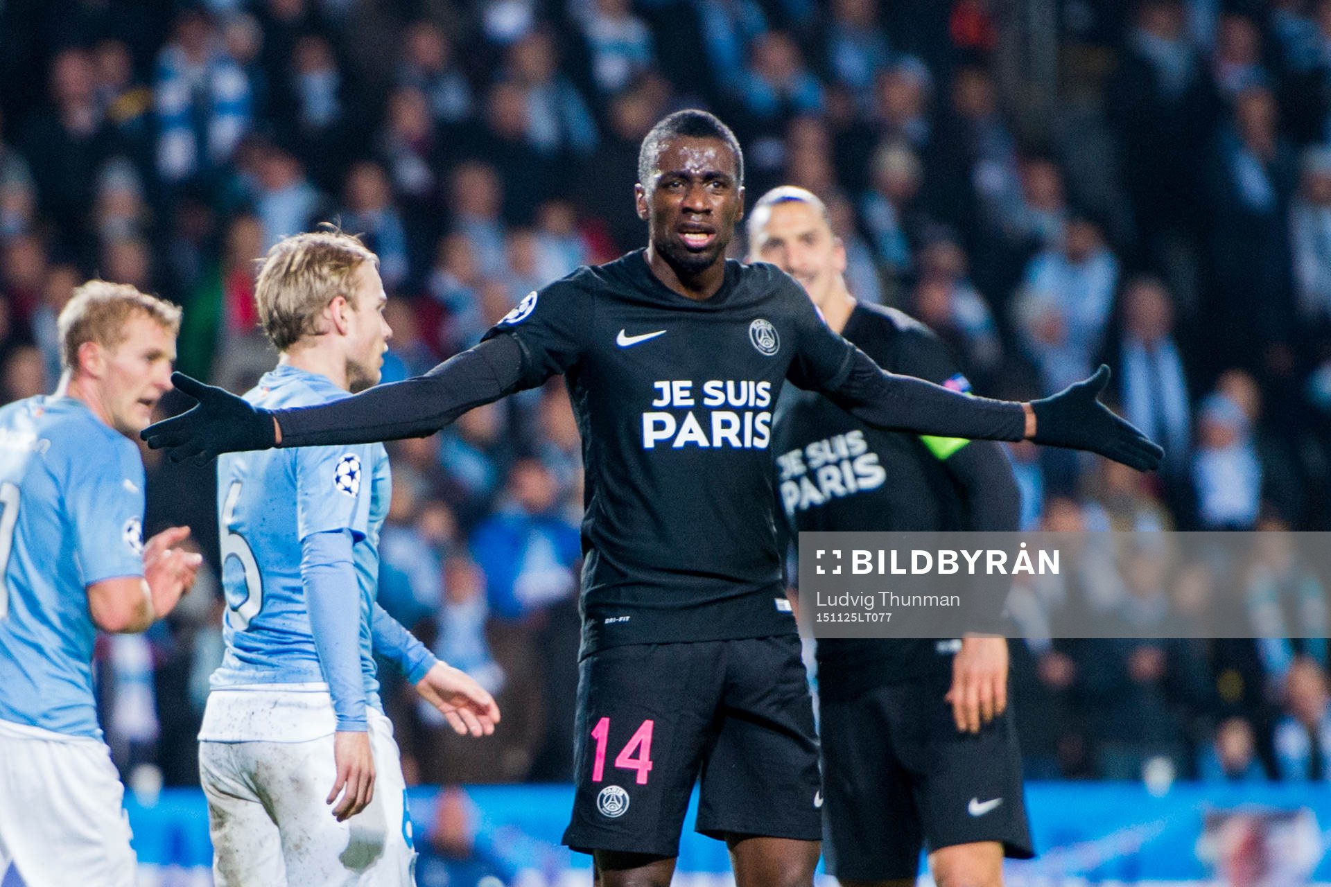 s Blaise Matuidi reagerar