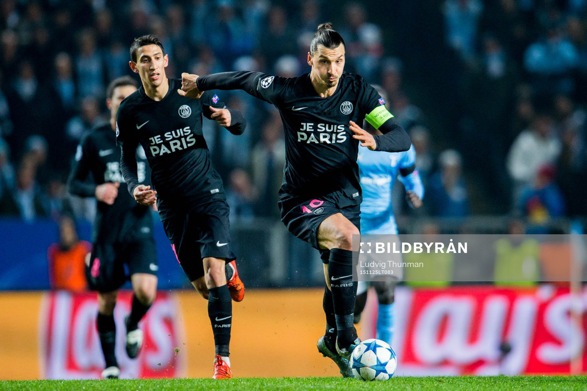 s Angel Di Maria och Zlatan Ibrahimovic