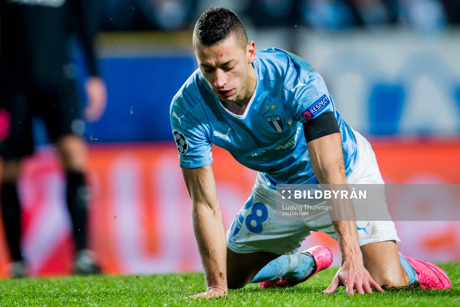 Malmö FFs Nikola Djurjic deppar