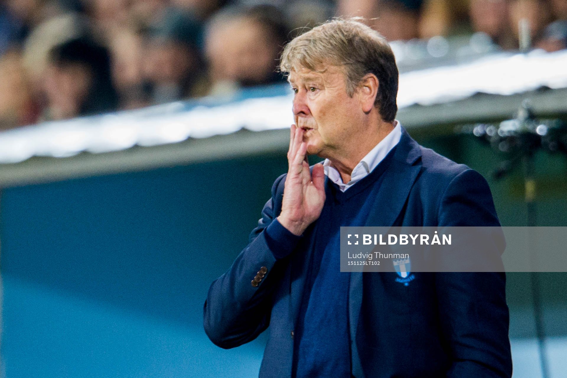 Malmö FFs tränare Åge Hareide deppar