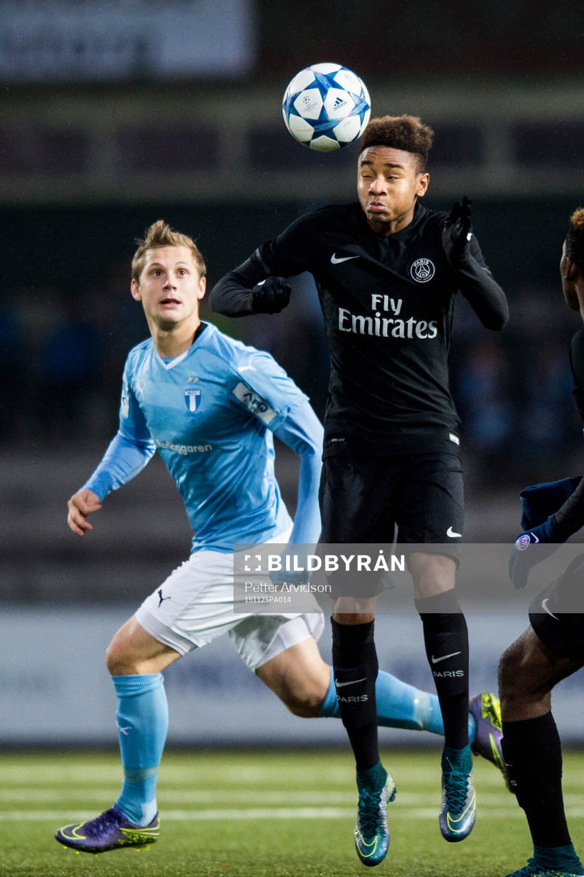 s Christopher Nkunku och Malmö FFs Erik Andersson