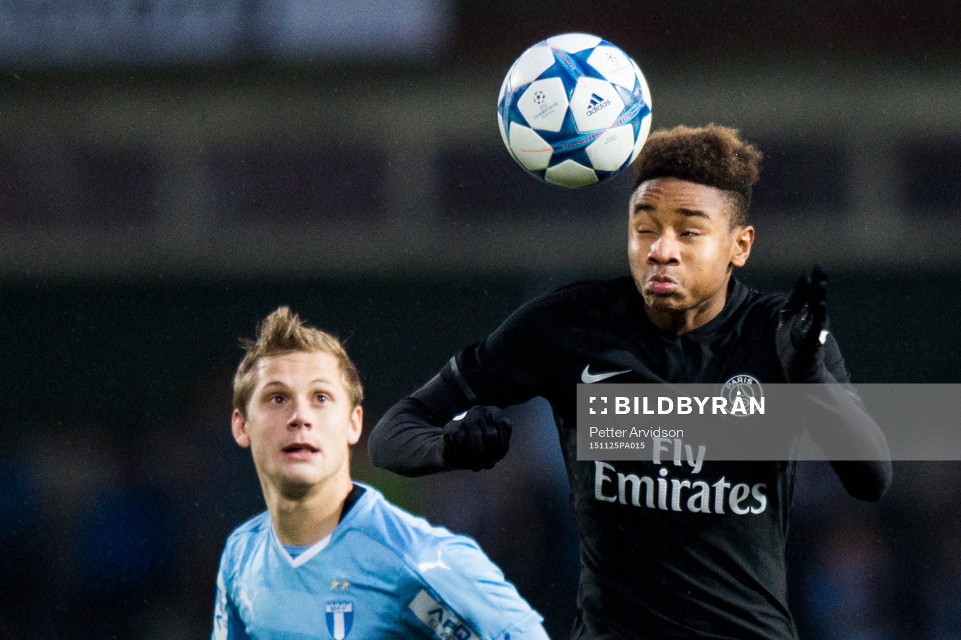 s Christopher Nkunku och Malmö FFs Erik Andersson