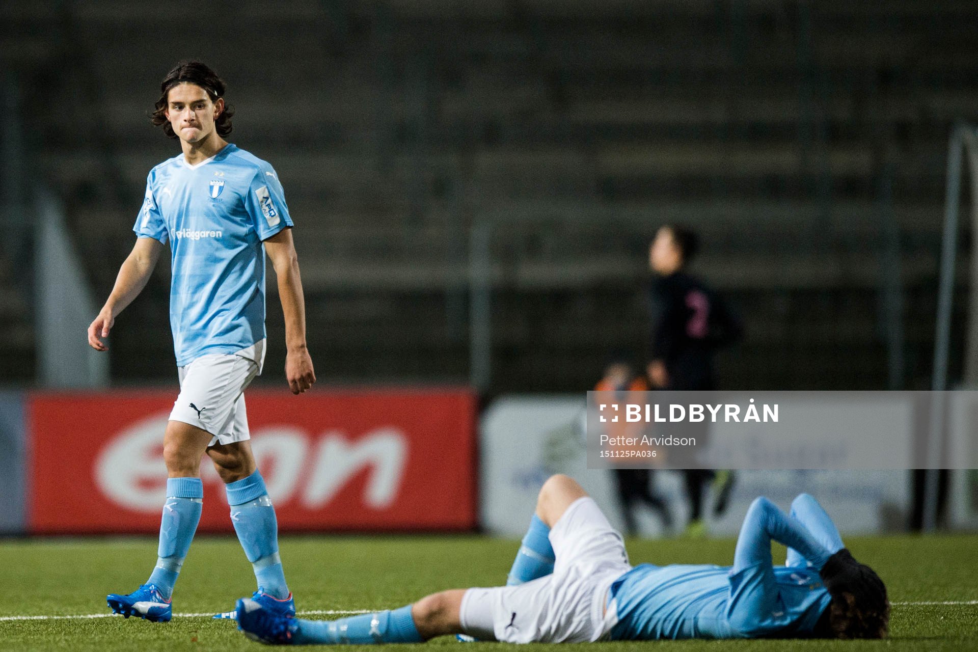 Malmö FFs Emin Karaman och Teddy Bergqvist deppar