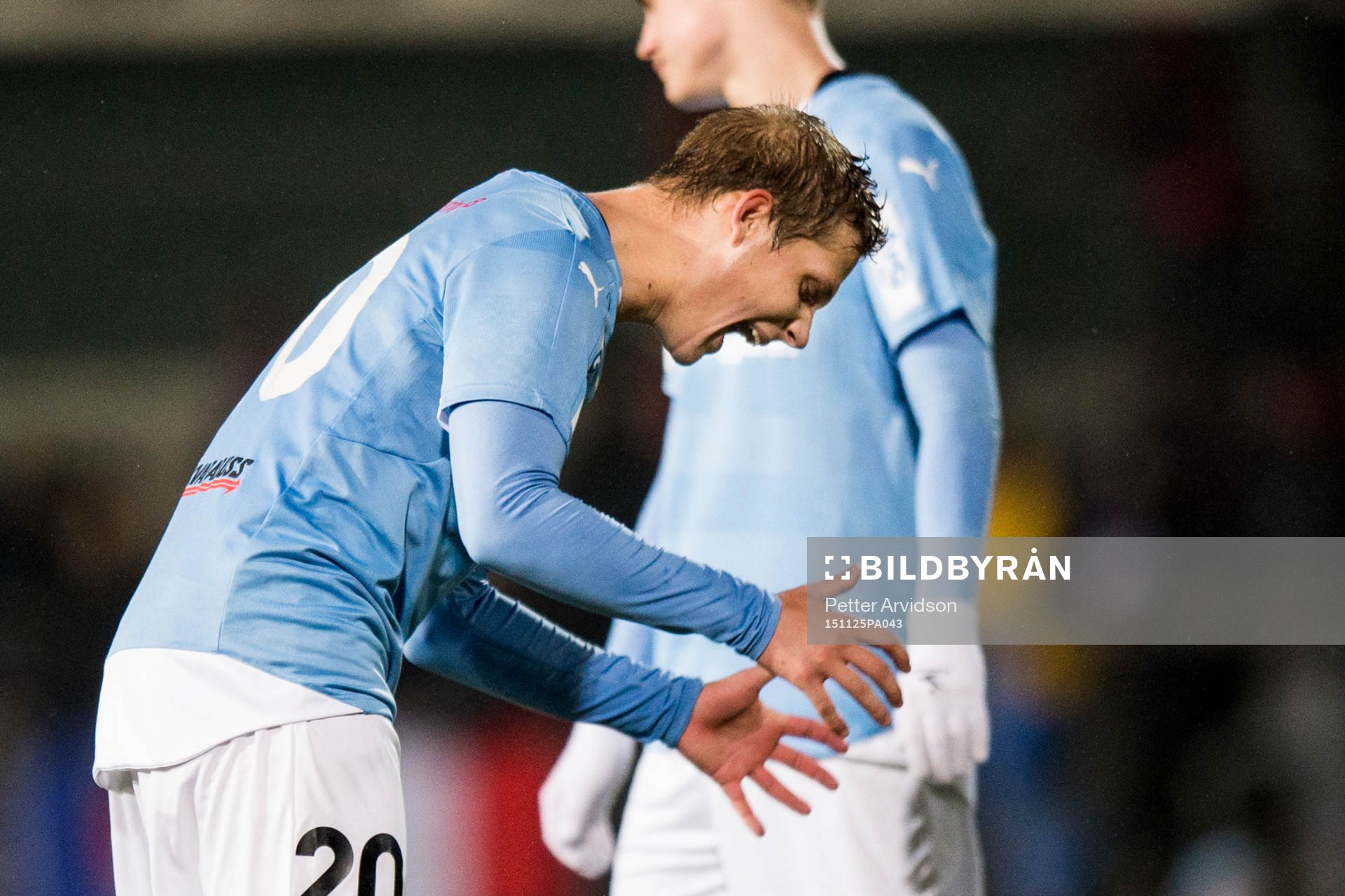 Malmö FFs Erik Andersson deppar