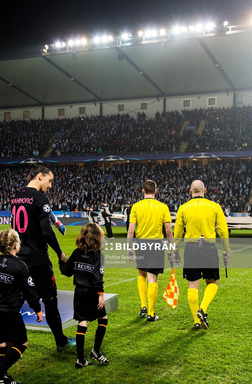 s Zlatan Ibrahimovic gör entré på Swedbank Stadion
